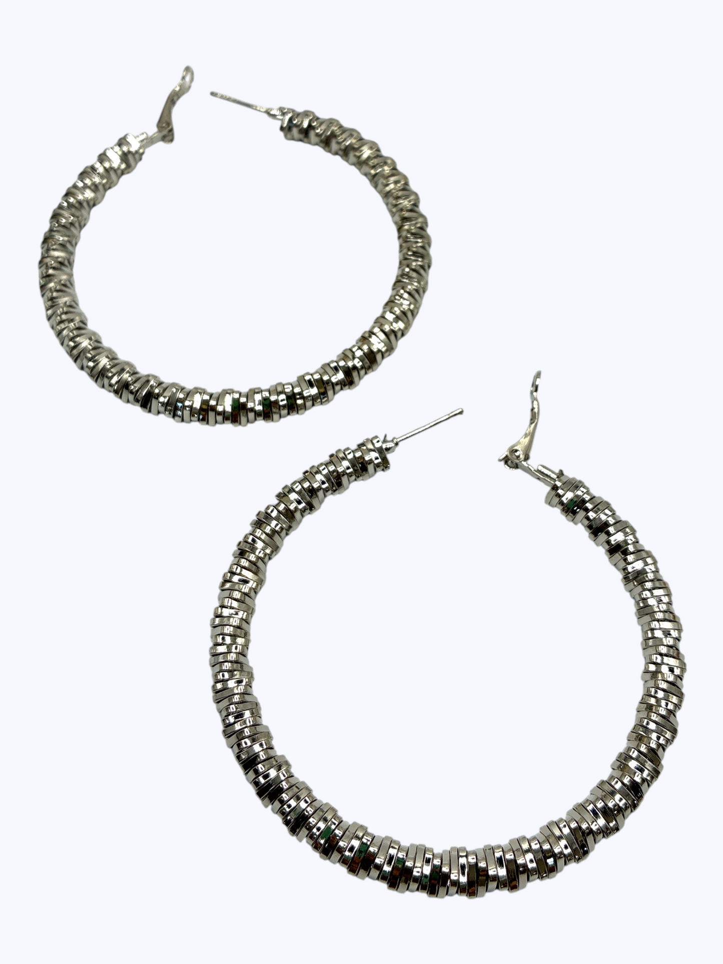 E2521 | ''80MM'' Oversized Crystal Hoop Earrings | KE7363-80