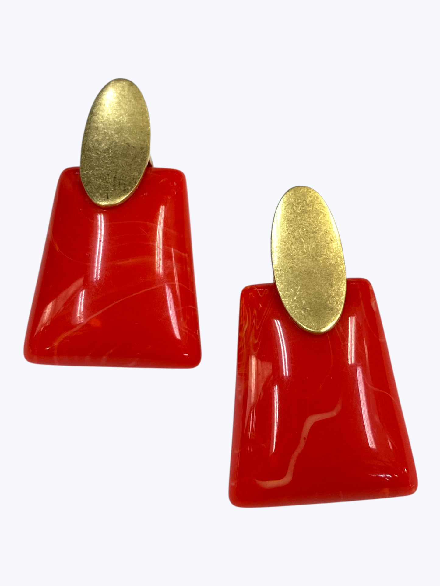 E2385| Sculptural Acrylic Earrings | KE1172