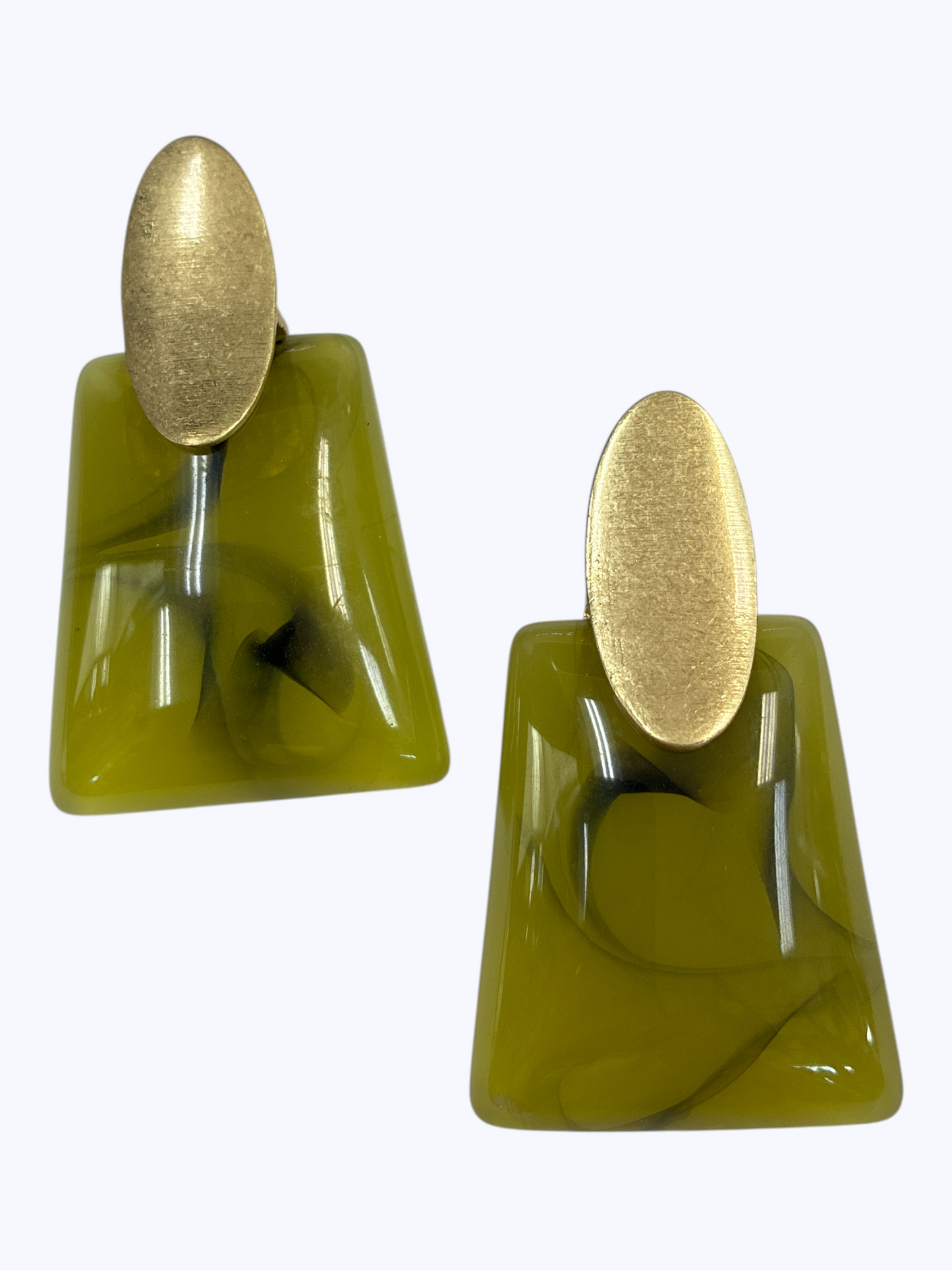 E2385| Sculptural Acrylic Earrings | KE1172