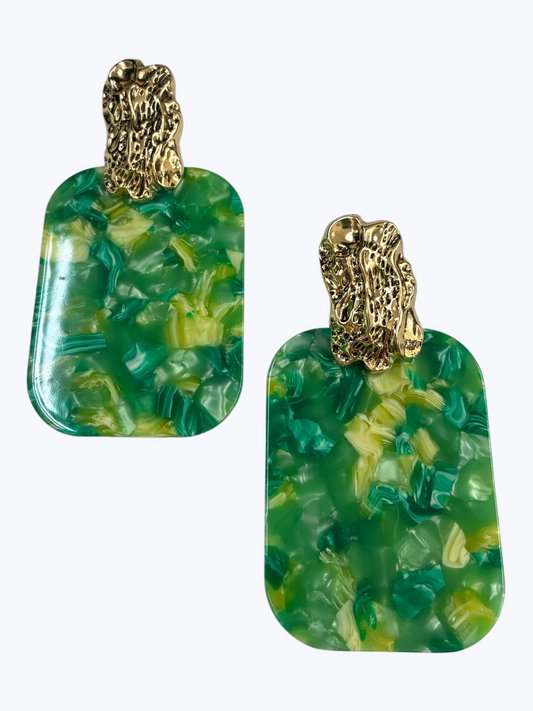 E2516 | Marbled Drop Earrings | KE1217