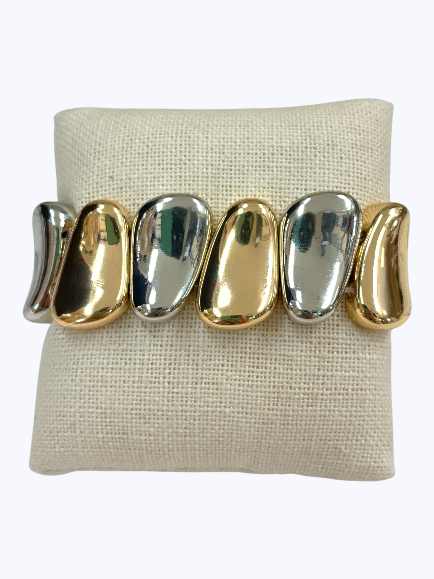 B0521 | Chunky Modern Stretch Bracelet |TB9664