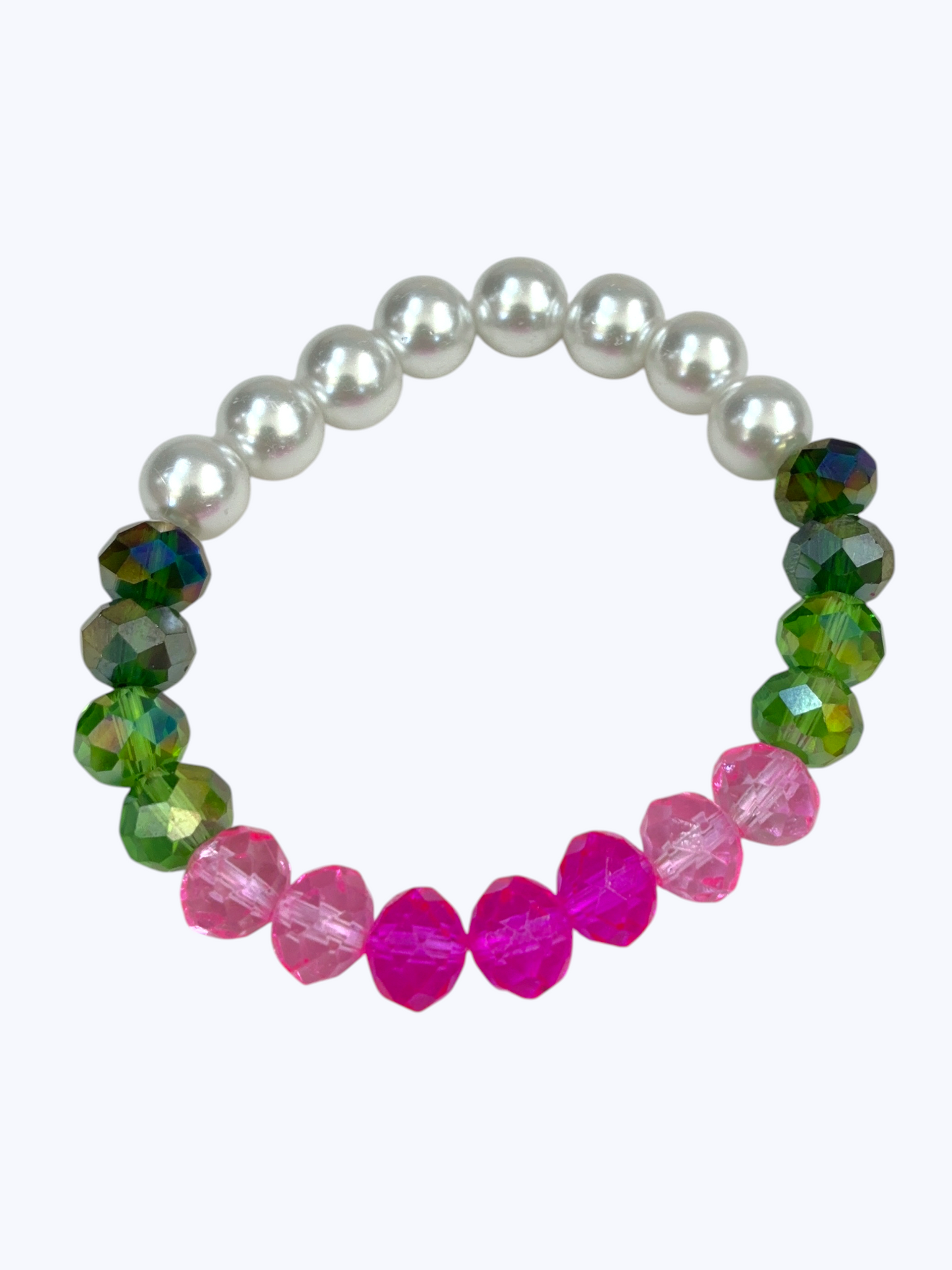 B0522 | Crystal Pearl Stretch Bracelet | BR26170