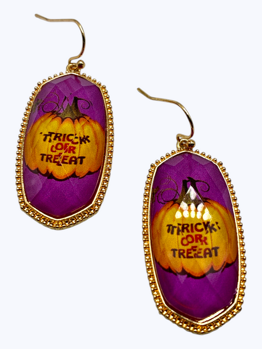 E1550 VER5563 Halloween dangle Earrings