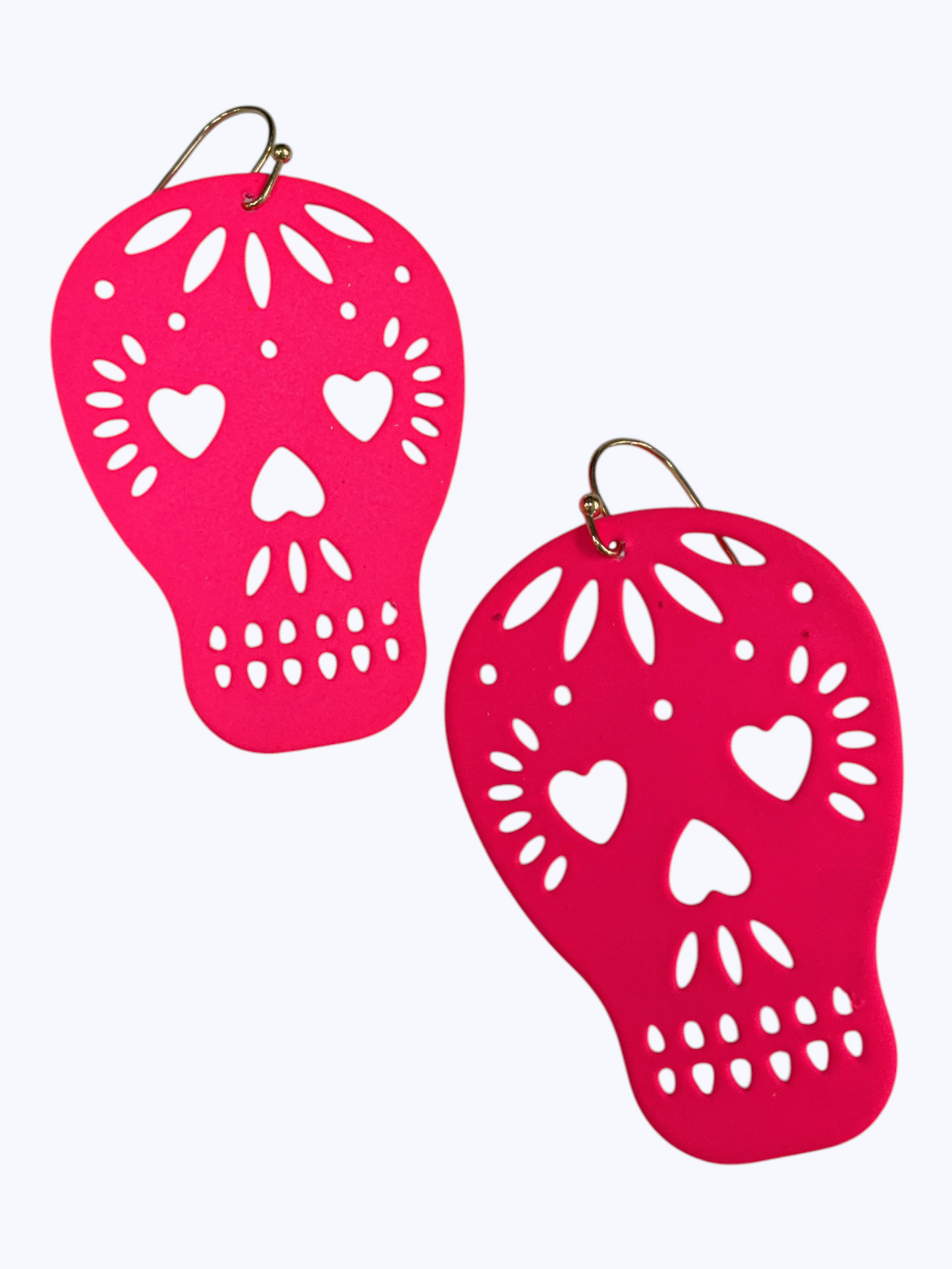 E1306 ME10161 Skull Drop Dangle Earrings