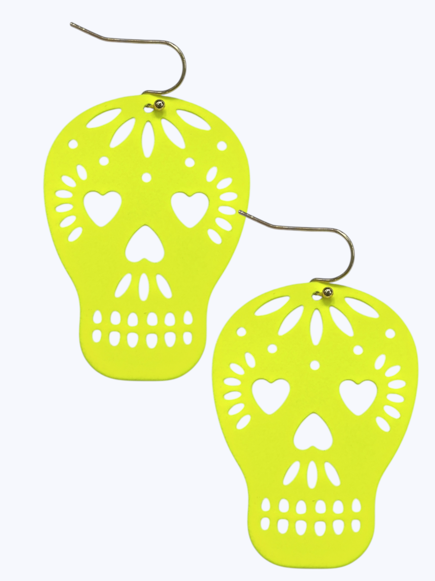E1306 ME10161 Skull Drop Dangle Earrings