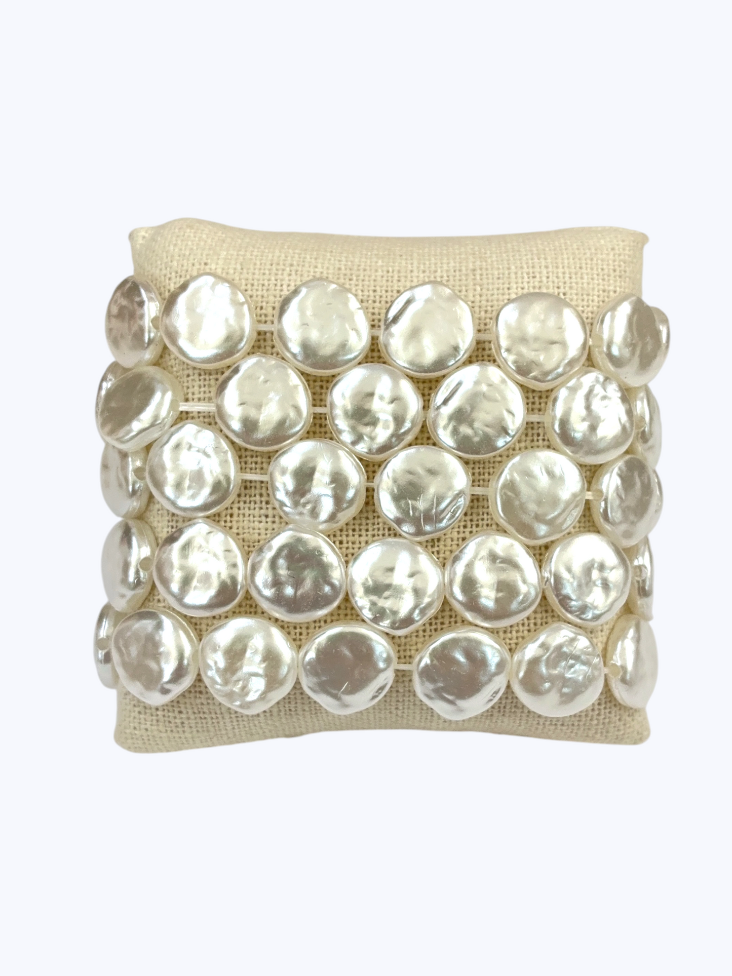 B0523| Beaded Pearl 5 pcs Set Bracelet |LB3065