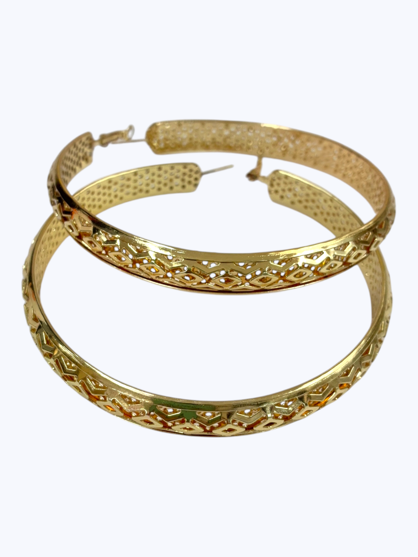 E2560| Oversized Hoop Earrings | LE3251