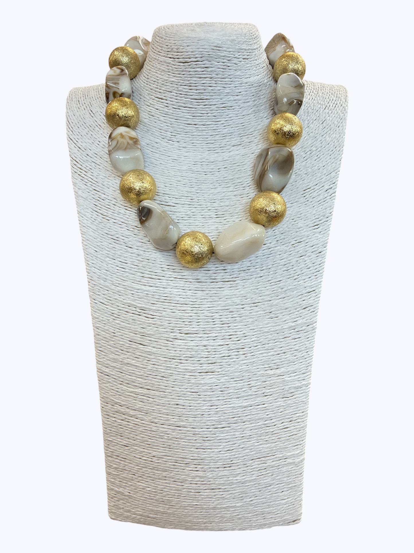N5242 | Playful Mixed Bead Necklace | KS2209