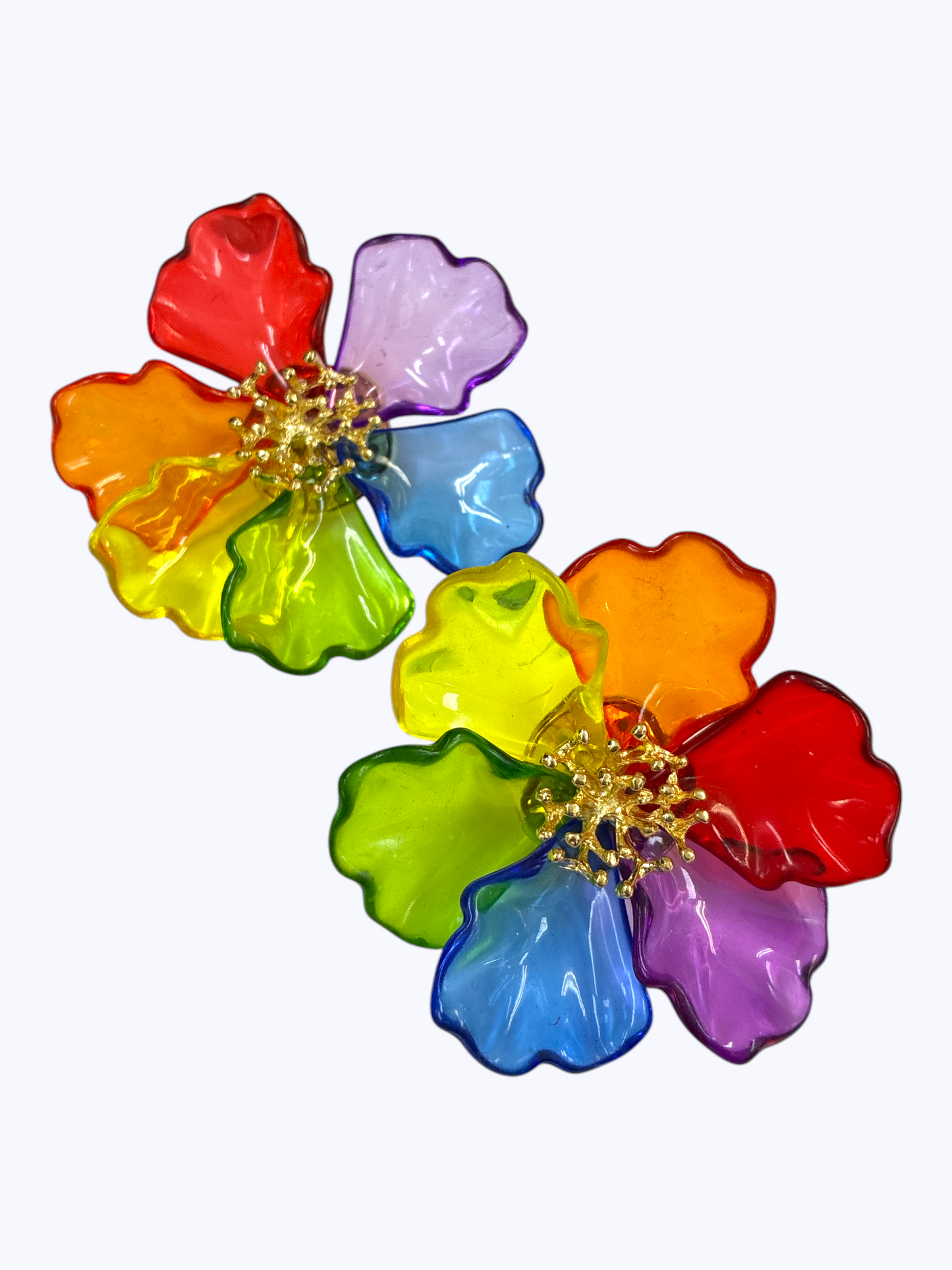 Oversized Flower Statement Earrings | E2551