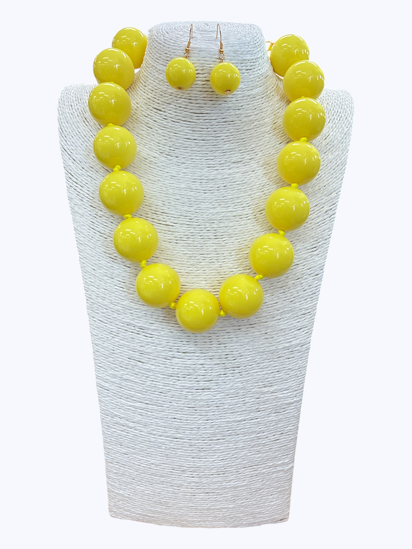 N5271|  Beaded Ball Necklace | KN2094