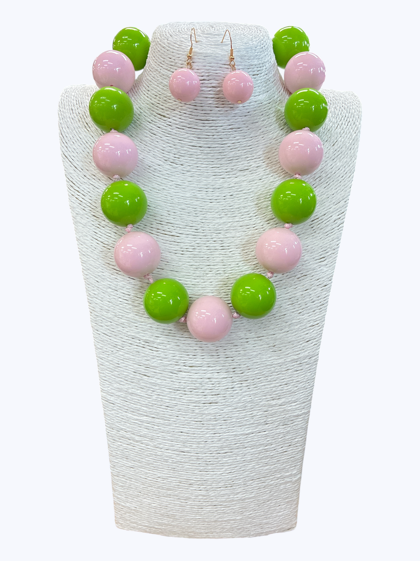N5272| Bold Balls Necklace Set |KN2095