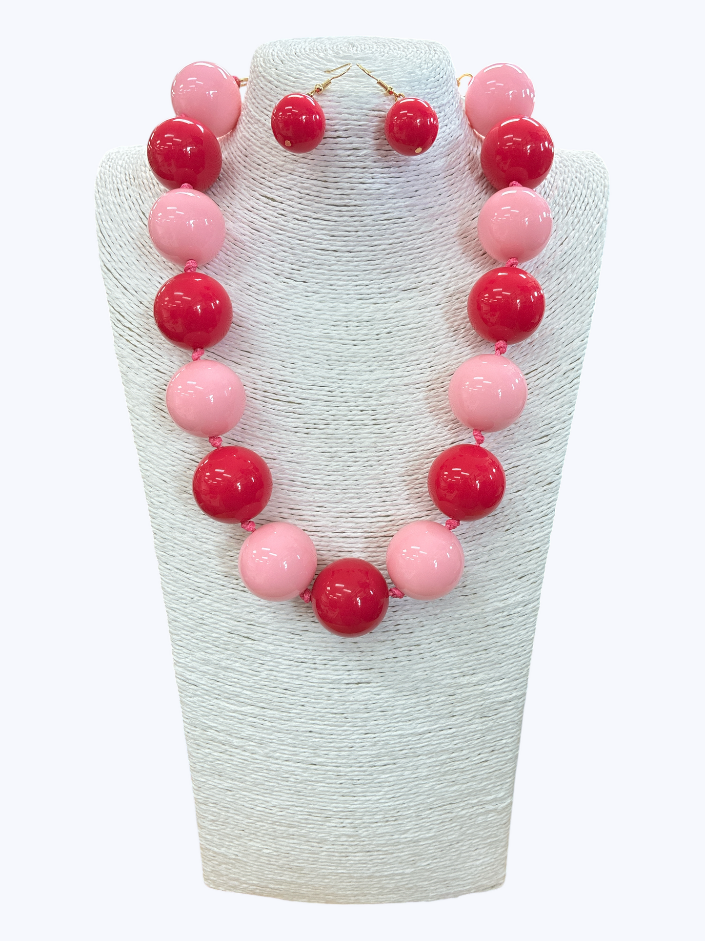 N5272| Bold Balls Necklace Set |KN2095