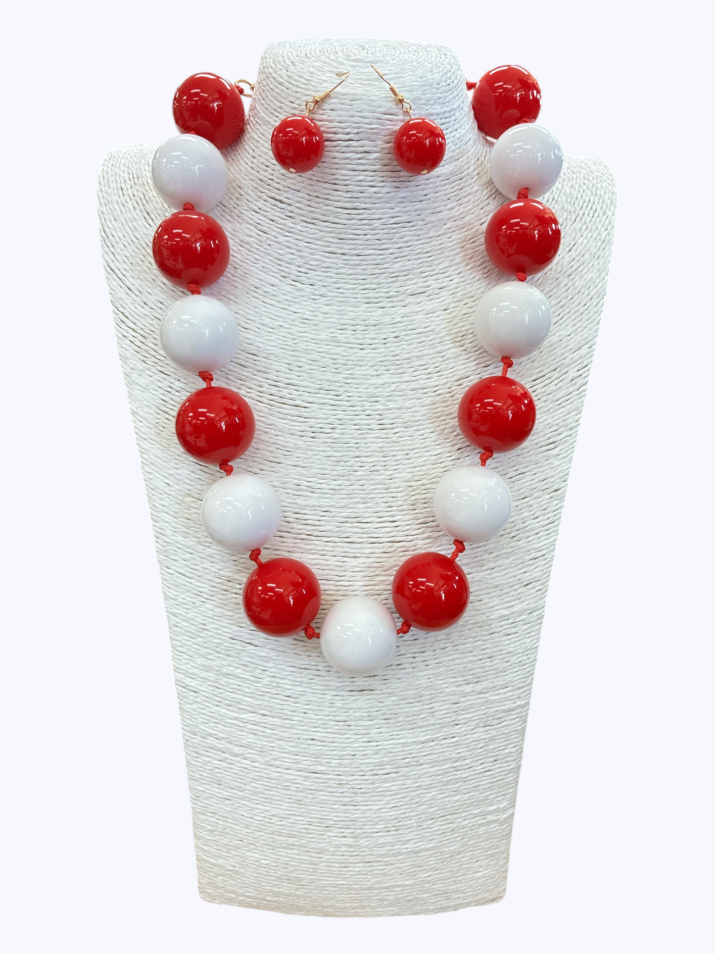 N5272| Bold Balls Necklace Set |KN2095