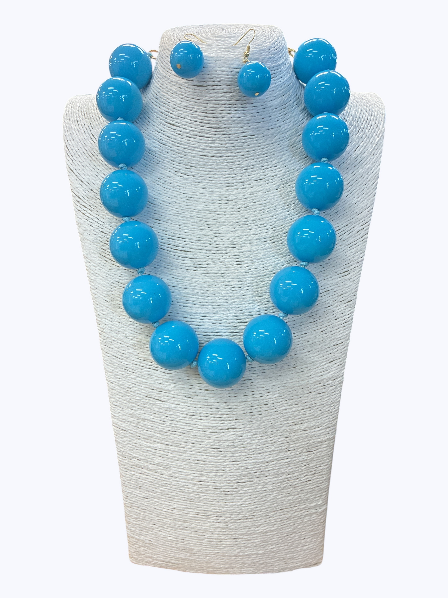 N5271|  Beaded Ball Necklace | KN2094