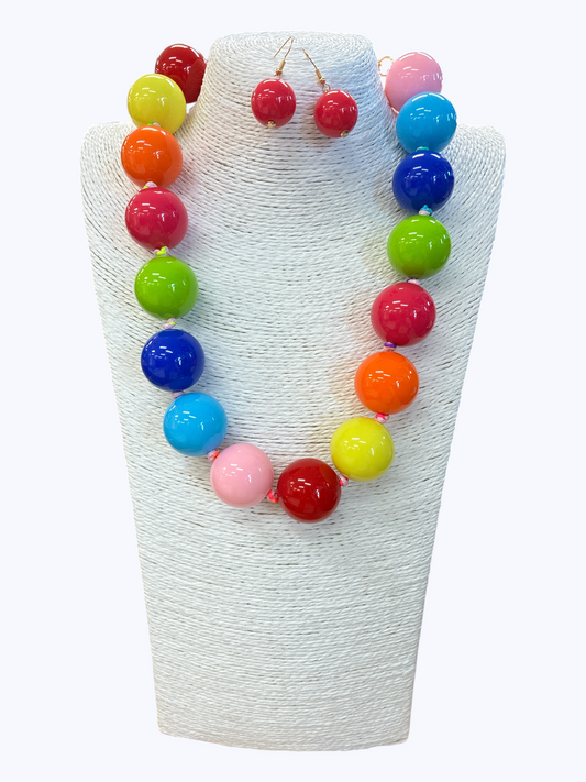 Bold Balls Necklace Set | N5272