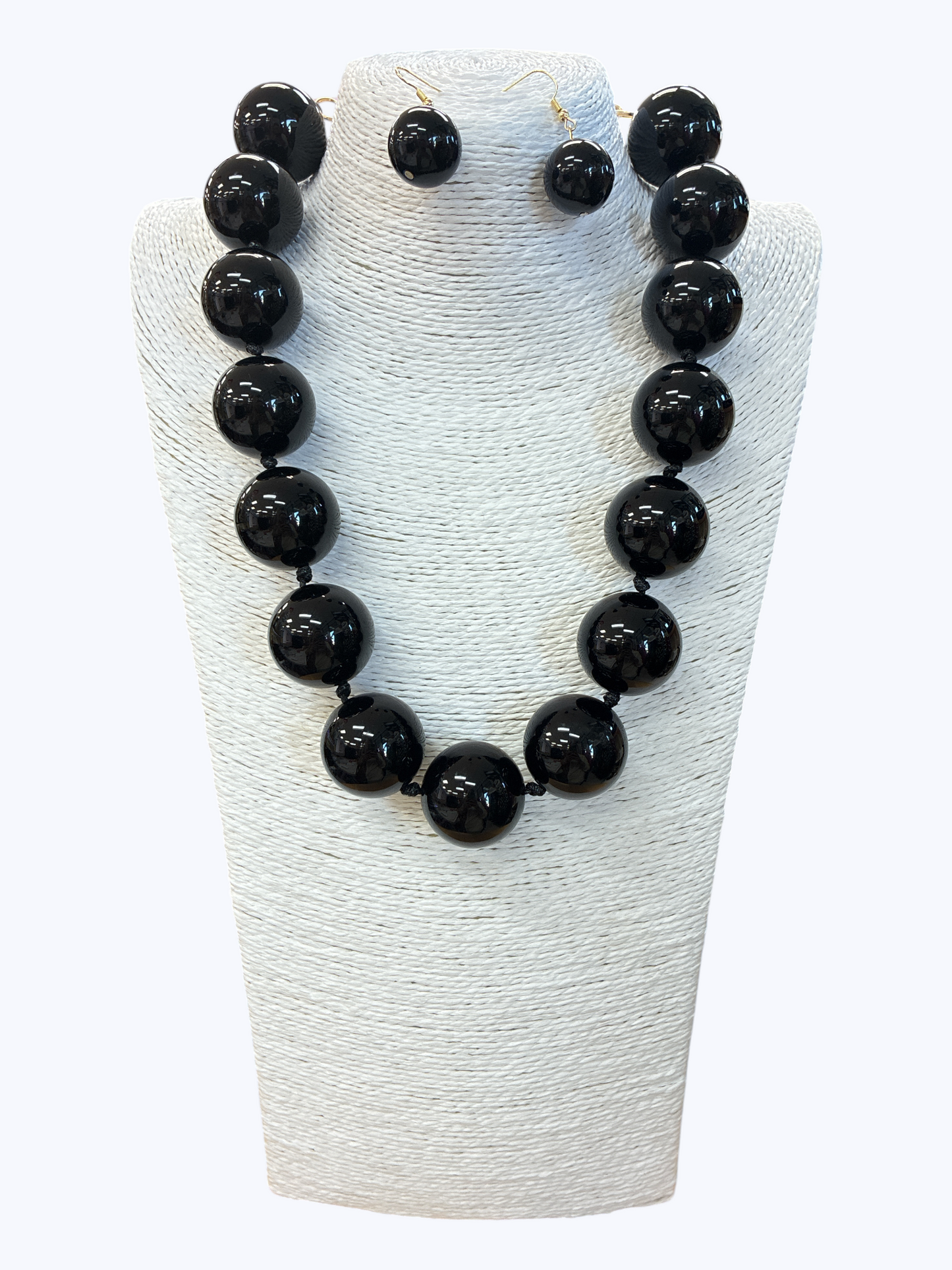 N5271|  Beaded Ball Necklace | KN2094