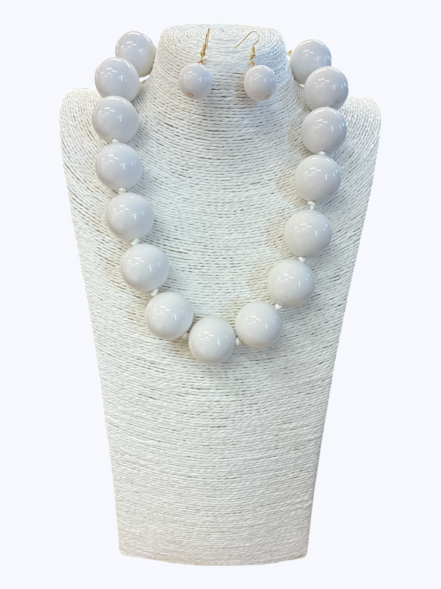 N5271|  Beaded Ball Necklace | KN2094