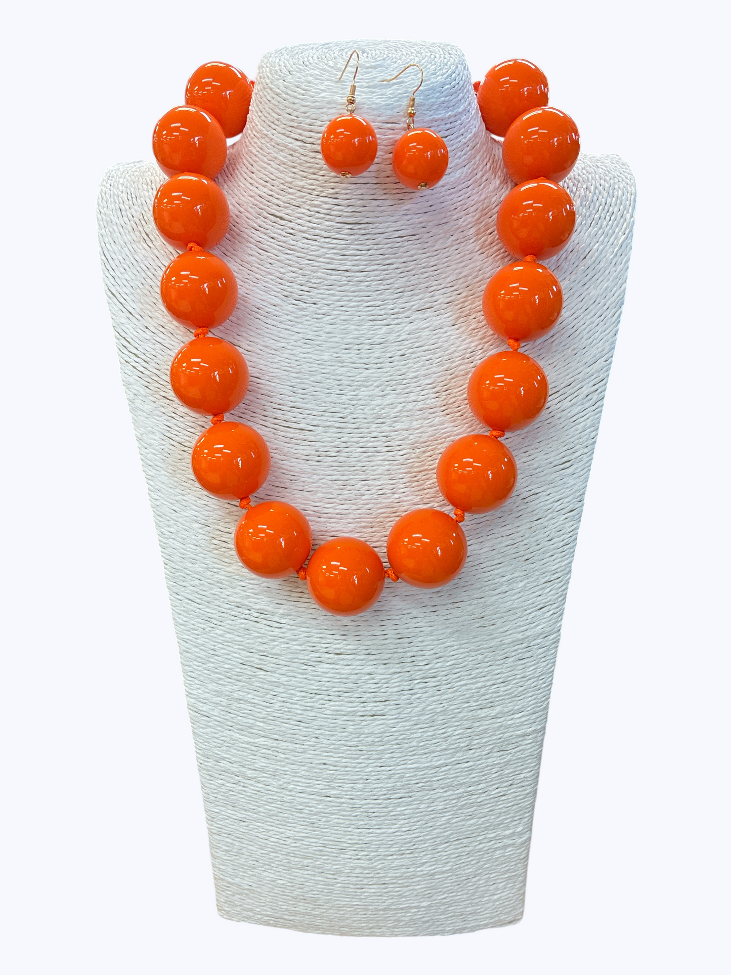N5271|  Beaded Ball Necklace | KN2094