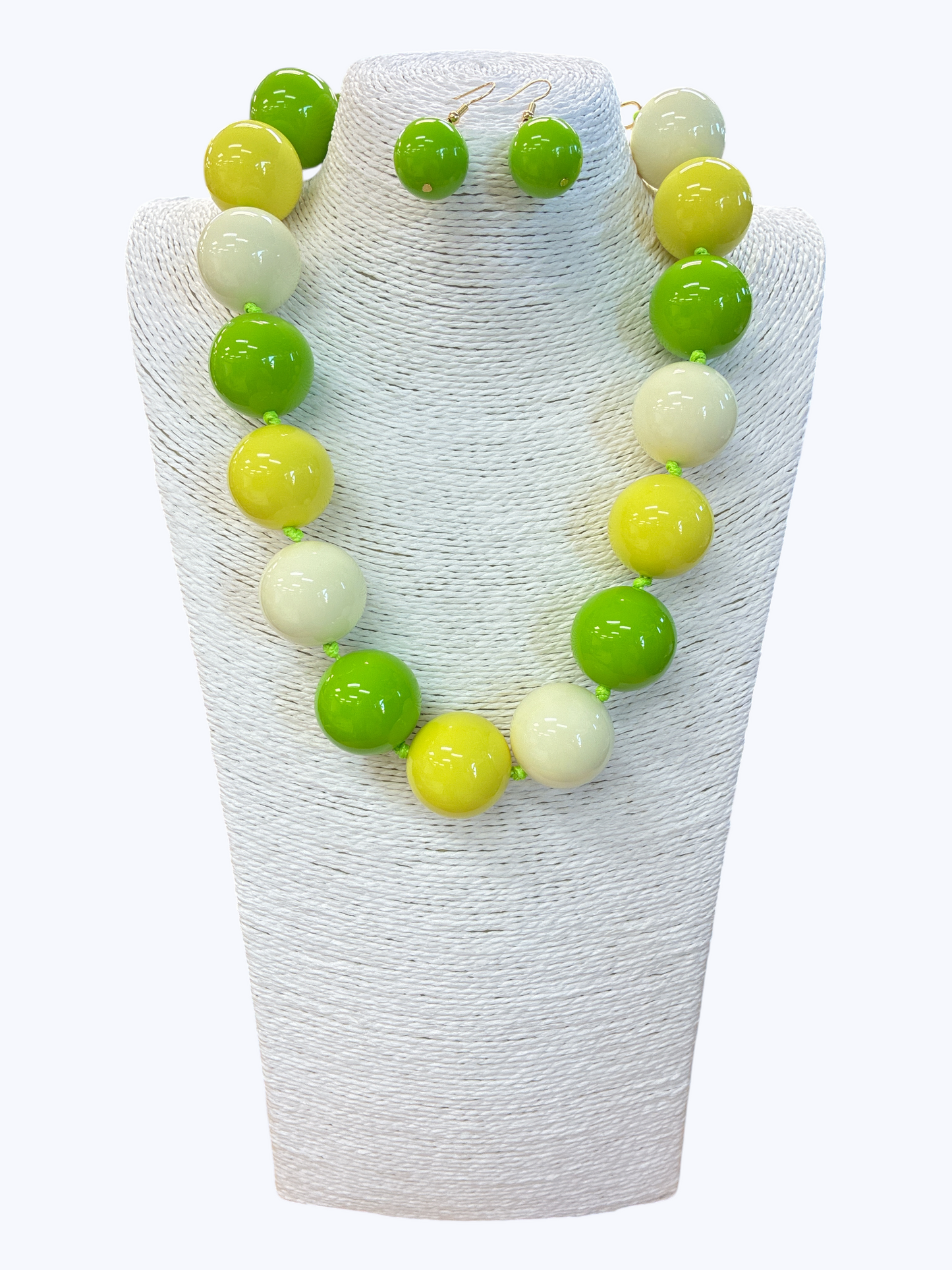 N5272| Bold Balls Necklace Set |KN2095