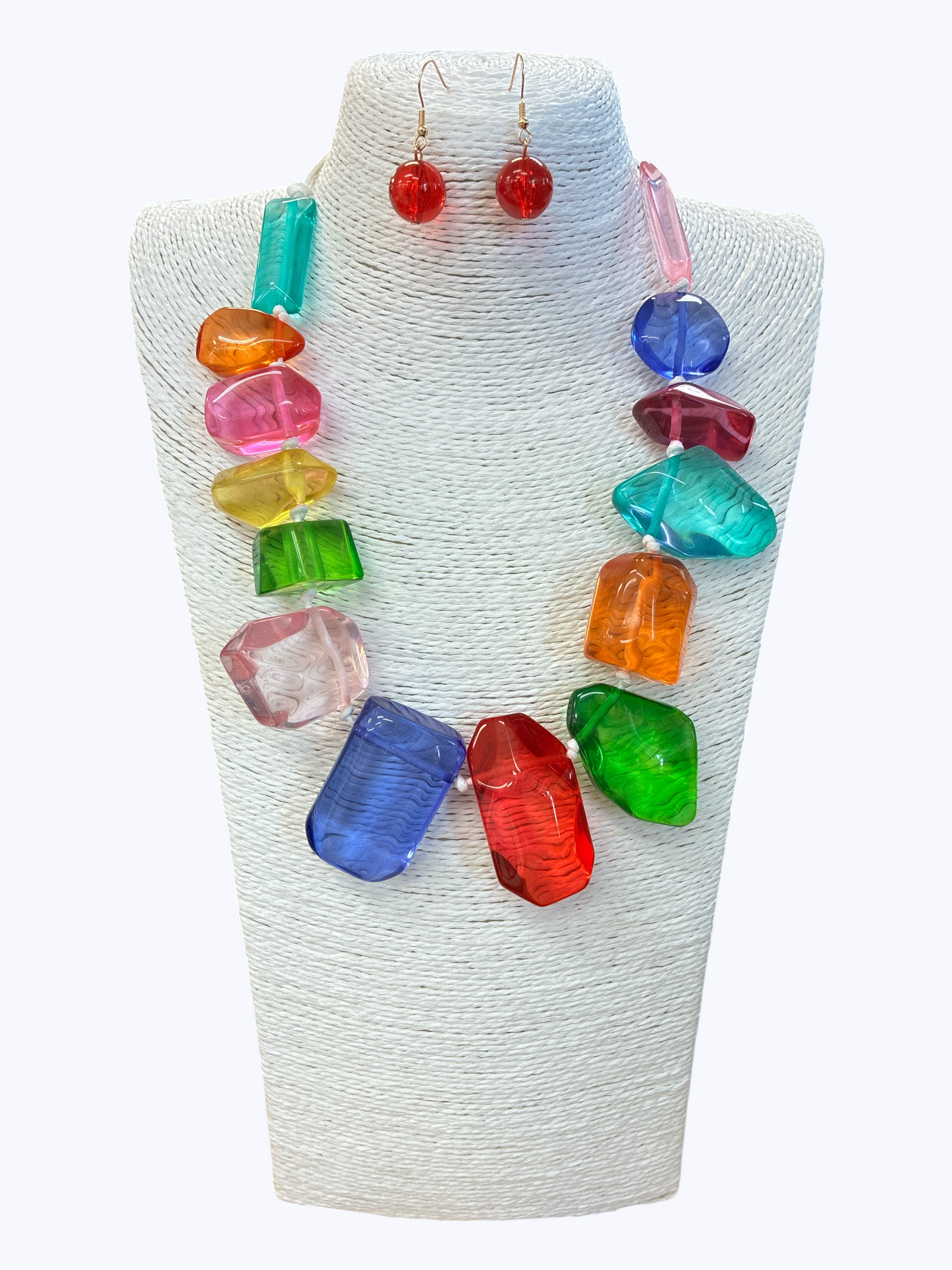 N5281 |Transparent Geometry Necklace |KS2272