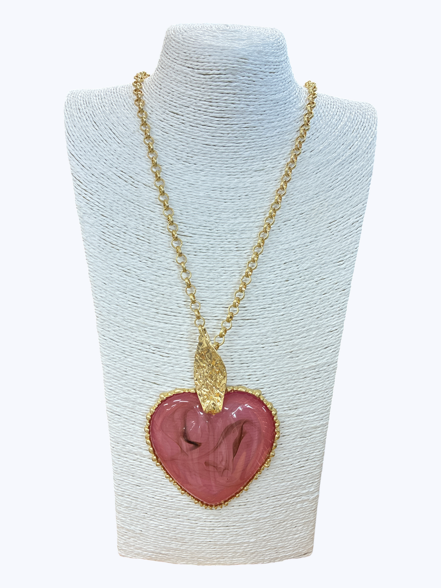 N5282| Heart Long Necklace|  KS2281