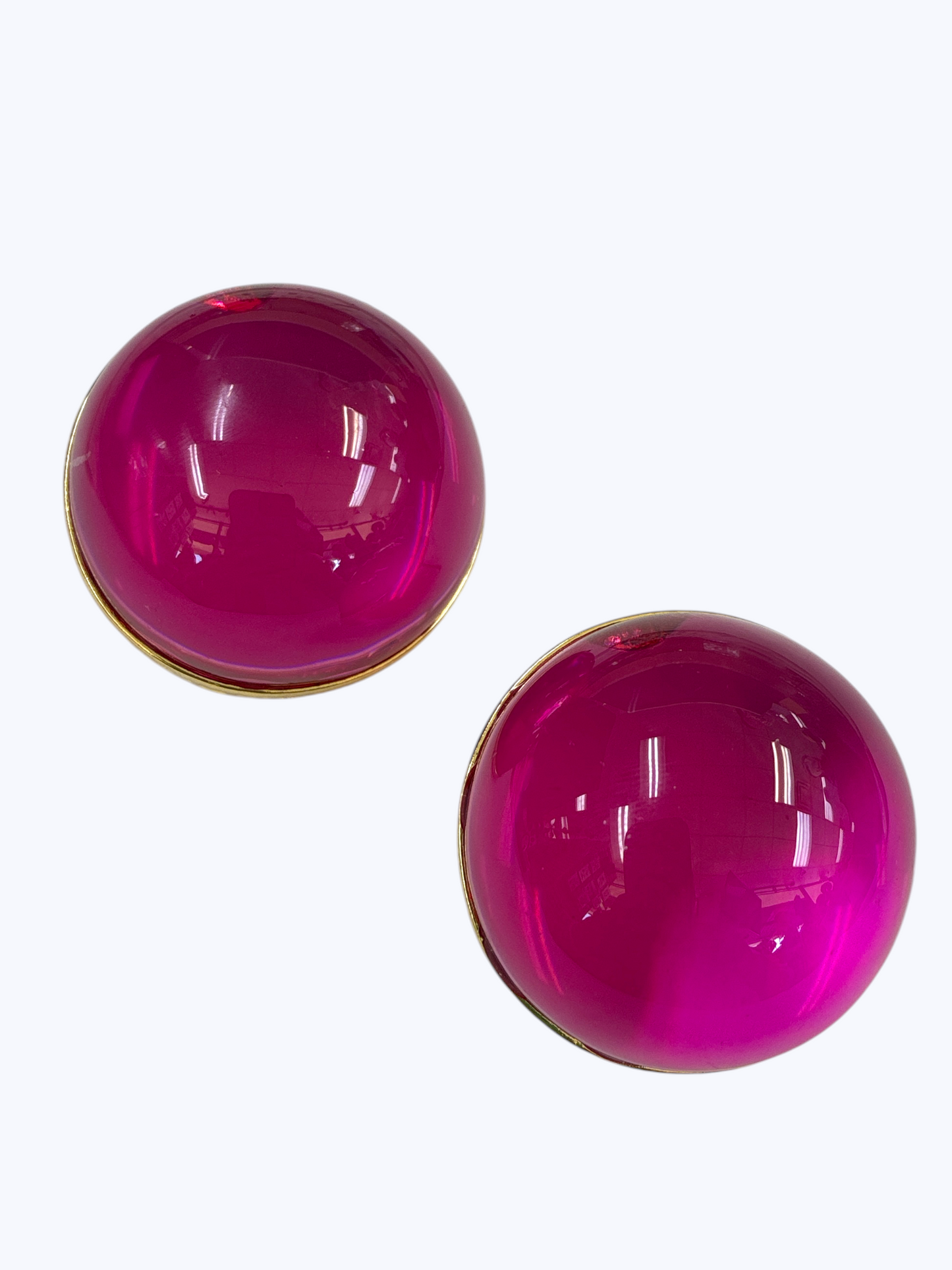 Dome Acrylic Stud Earrings | E2565