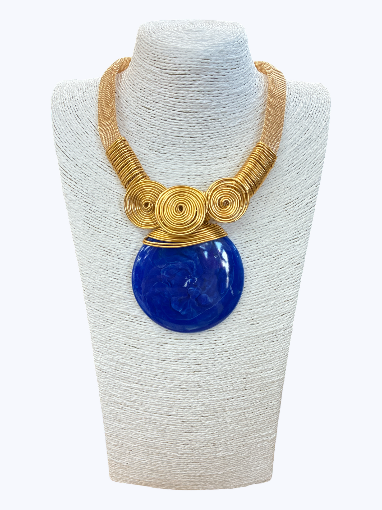 Round Resin Statement Necklace | N5275