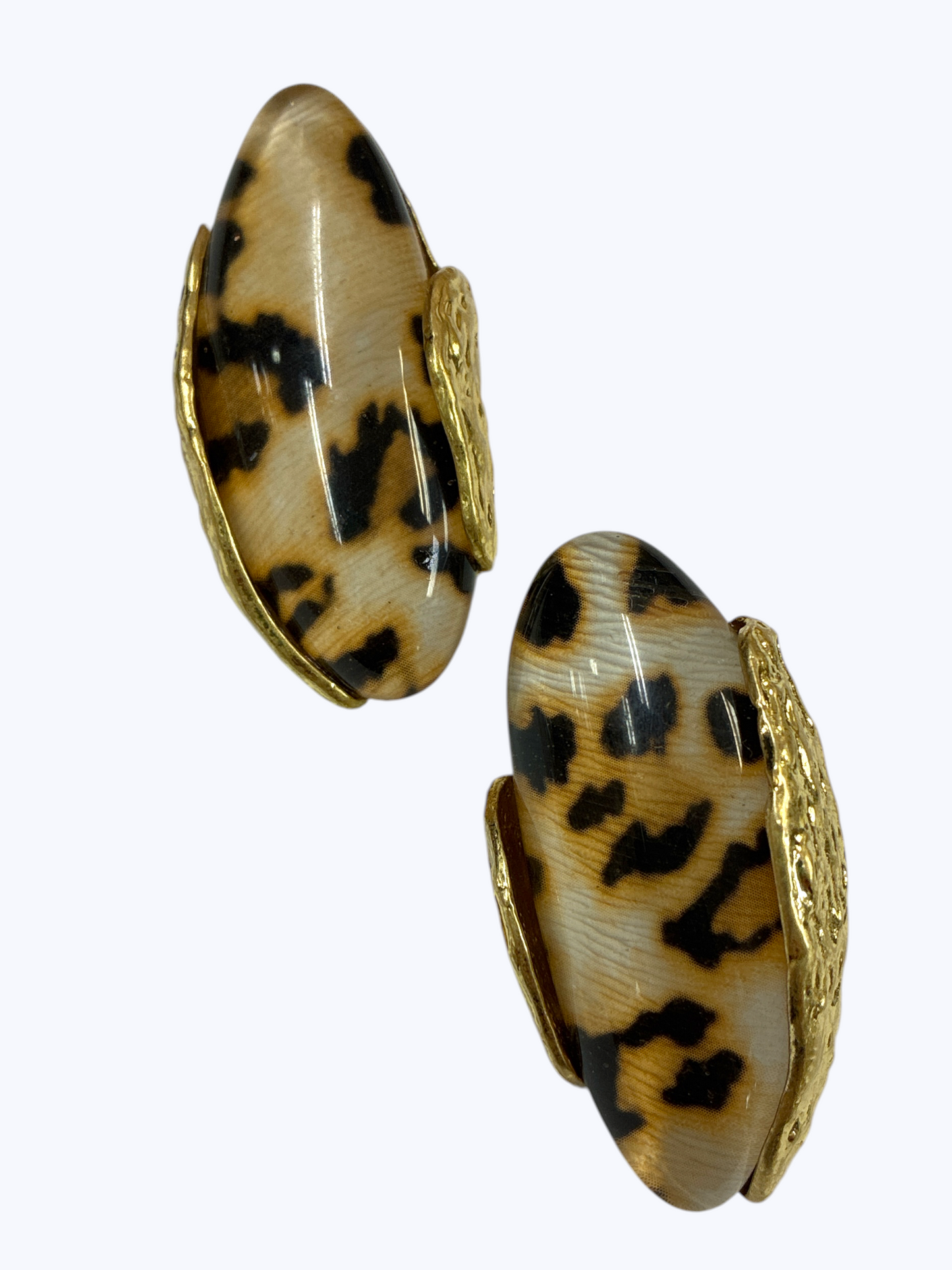 Oval Acrylic Drop Earrings | E2569