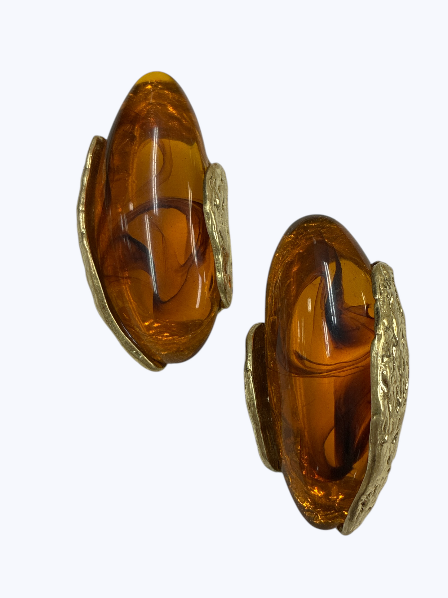 Oval Acrylic Drop Earrings | E2569