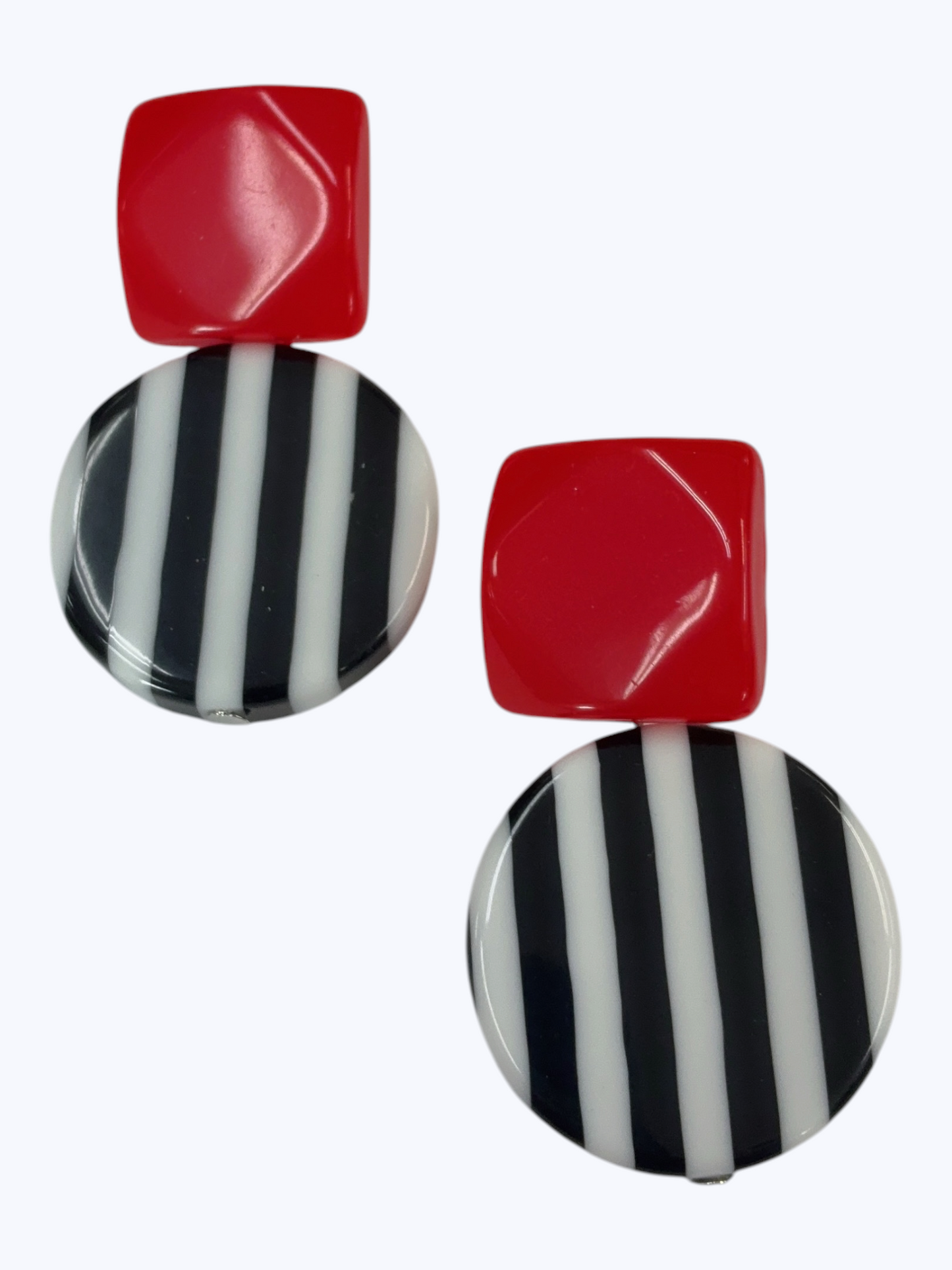 E2305 | Acrylic Stripe Post Earrings | ER42601