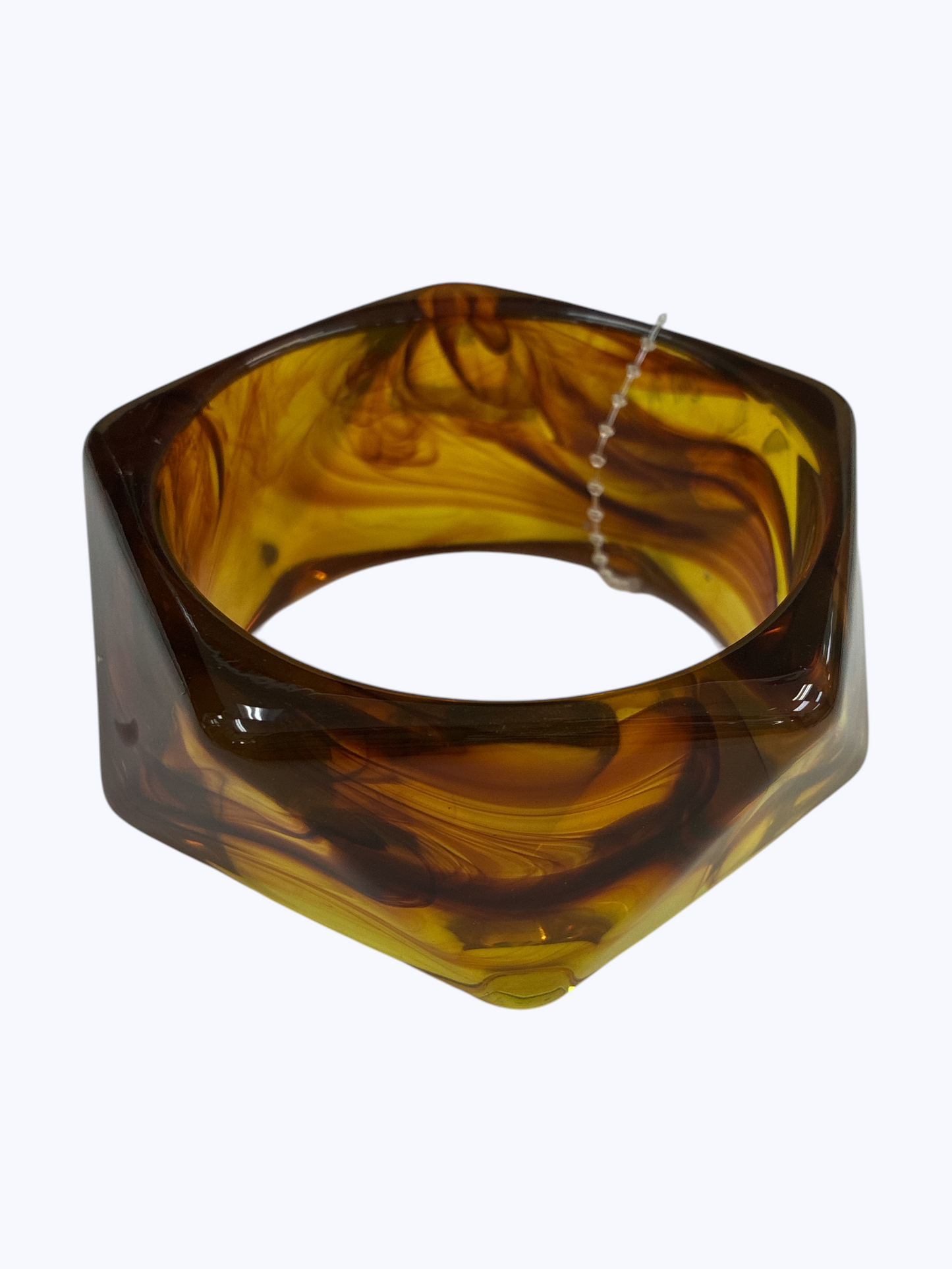 B0531 | Chunky Polygon Resin Bracelet | 83B1504