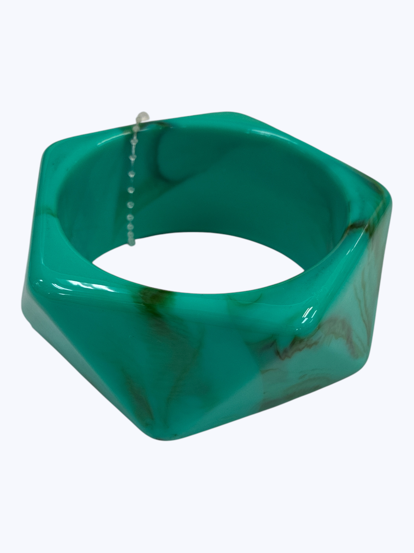 B0531 | Chunky Polygon Resin Bracelet | 83B1504