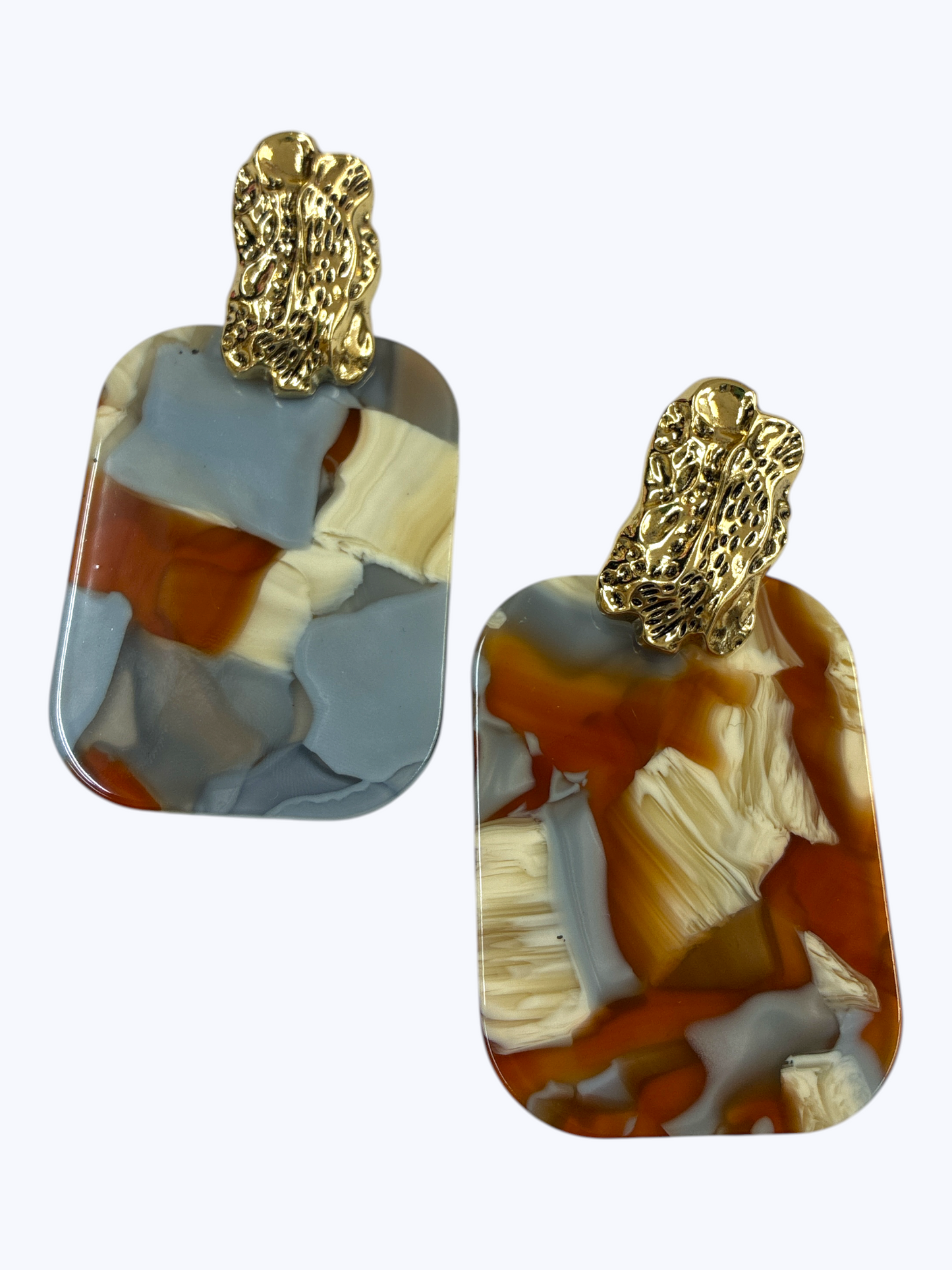 E2516 | Marbled Drop Earrings | KE1217