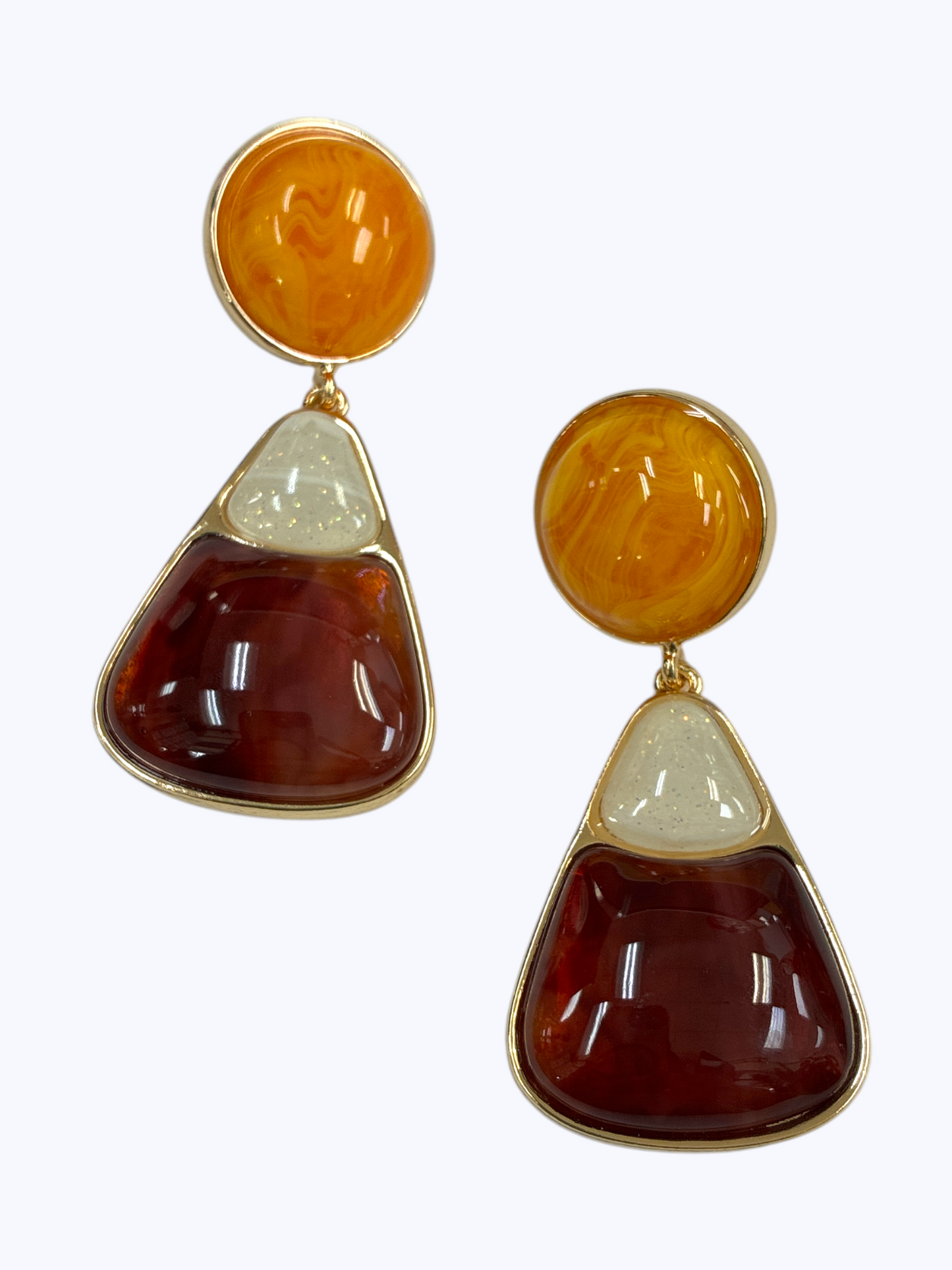 Triangle Post Earrings, E2578