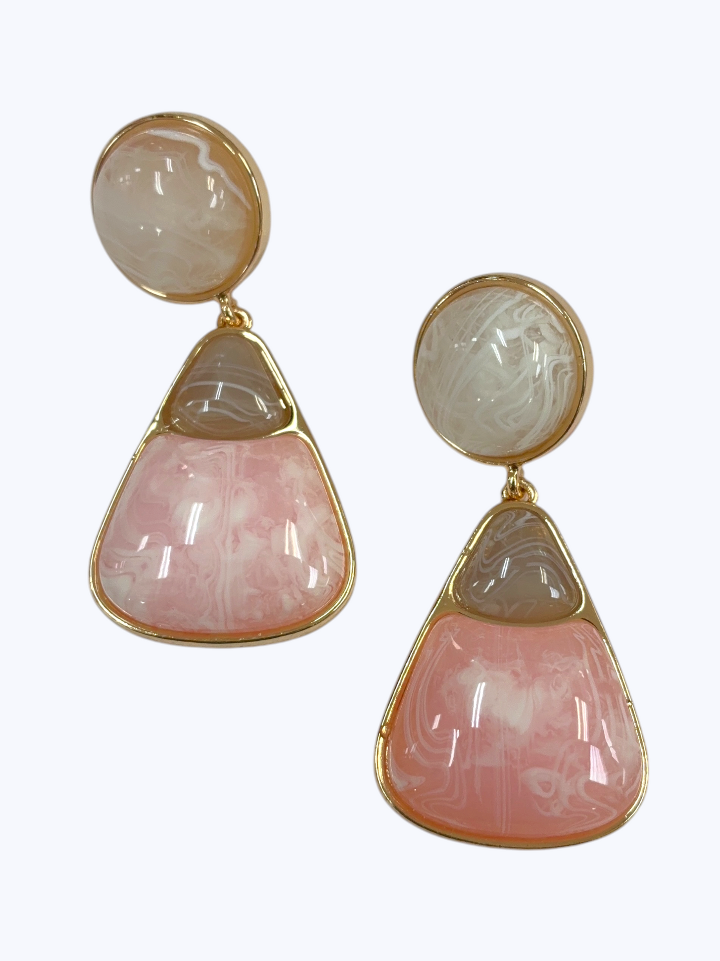 Triangle Post Earrings, E2578