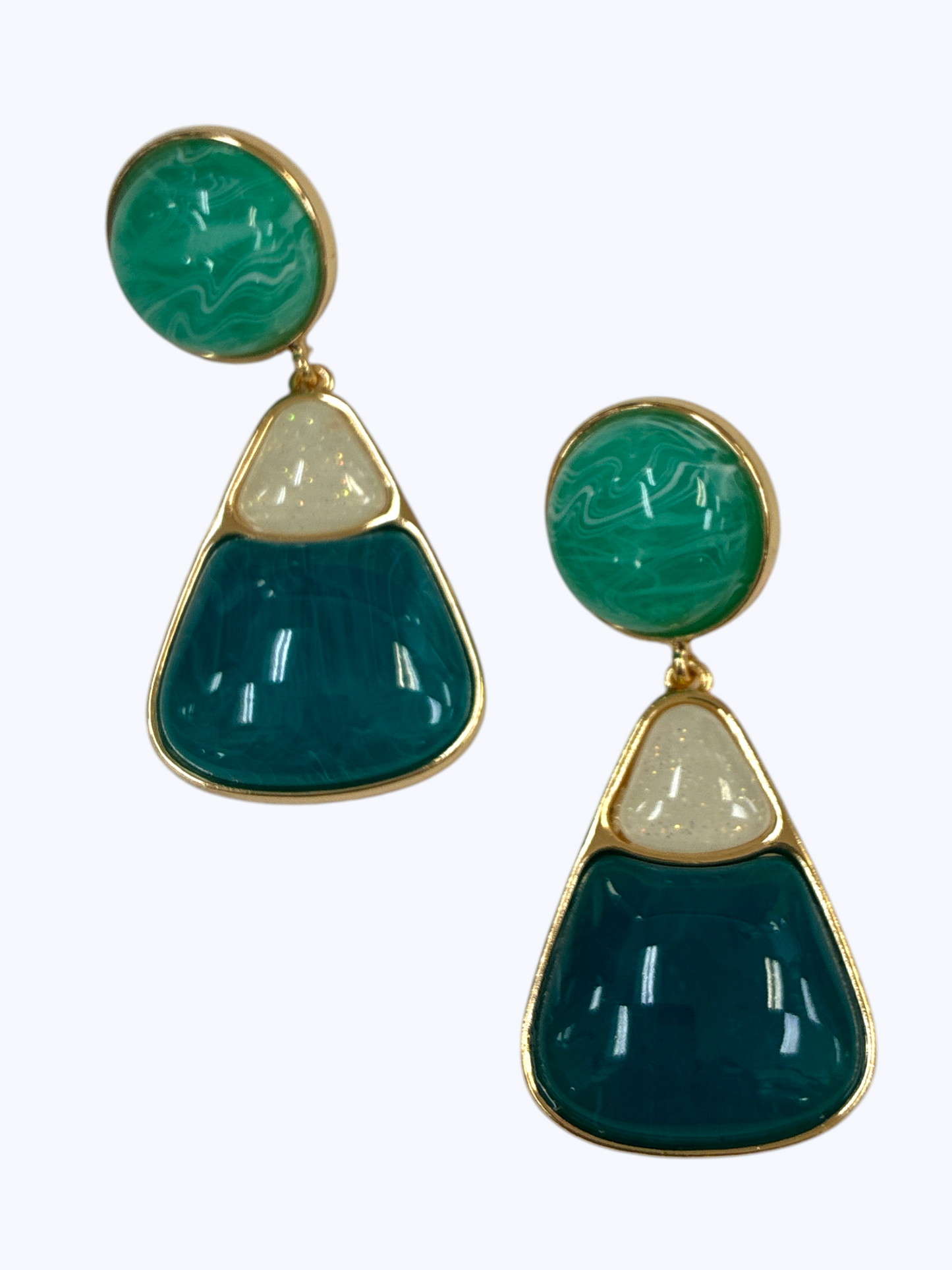 Triangle Post Earrings, E2578