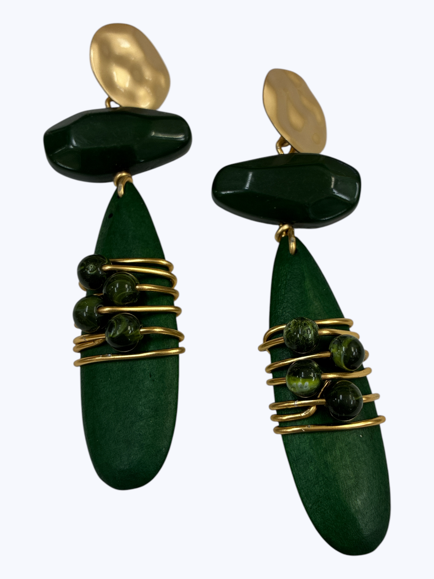 E2508 | Wire Wrapped Earrings | KE1101