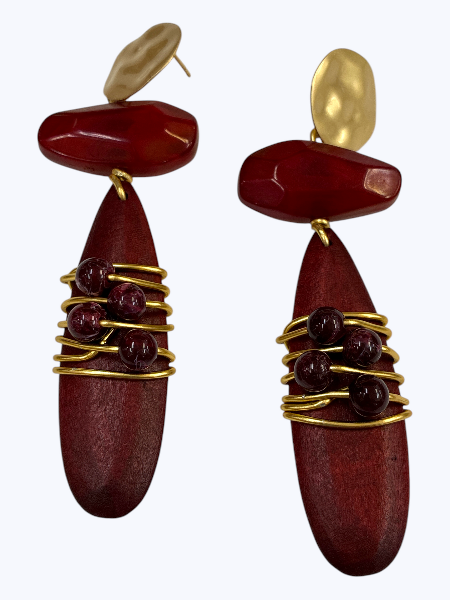 E2508 | Wire Wrapped Earrings | KE1101