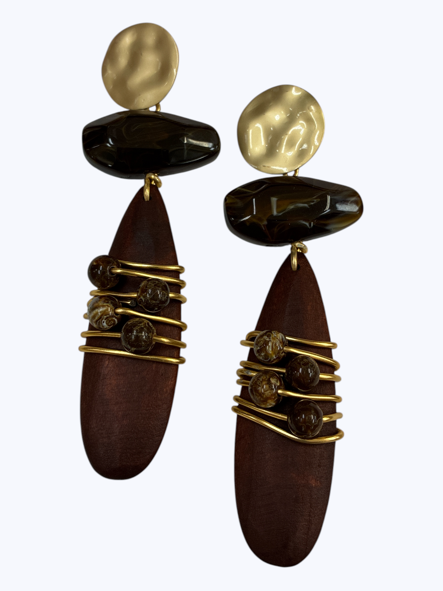 E2508 | Wire Wrapped Earrings | KE1101