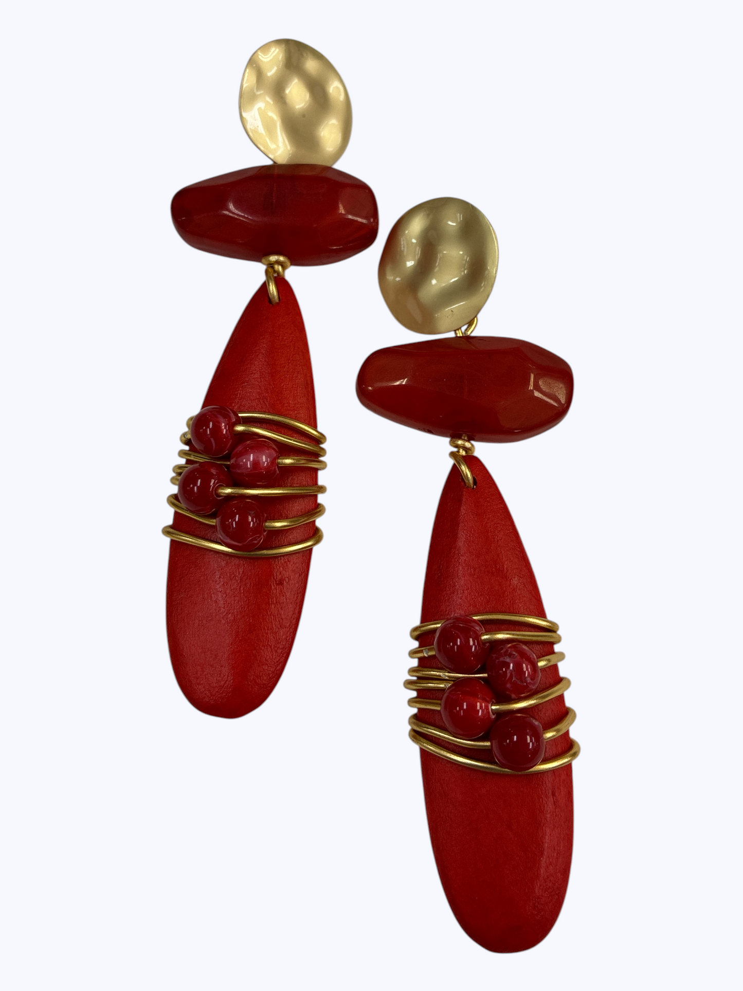E2508 | Wire Wrapped Earrings | KE1101