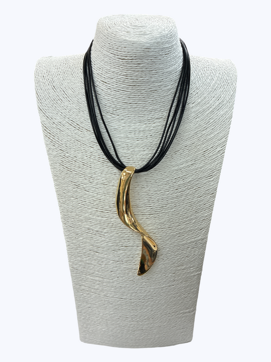 Curved Bar Necklace - N5331