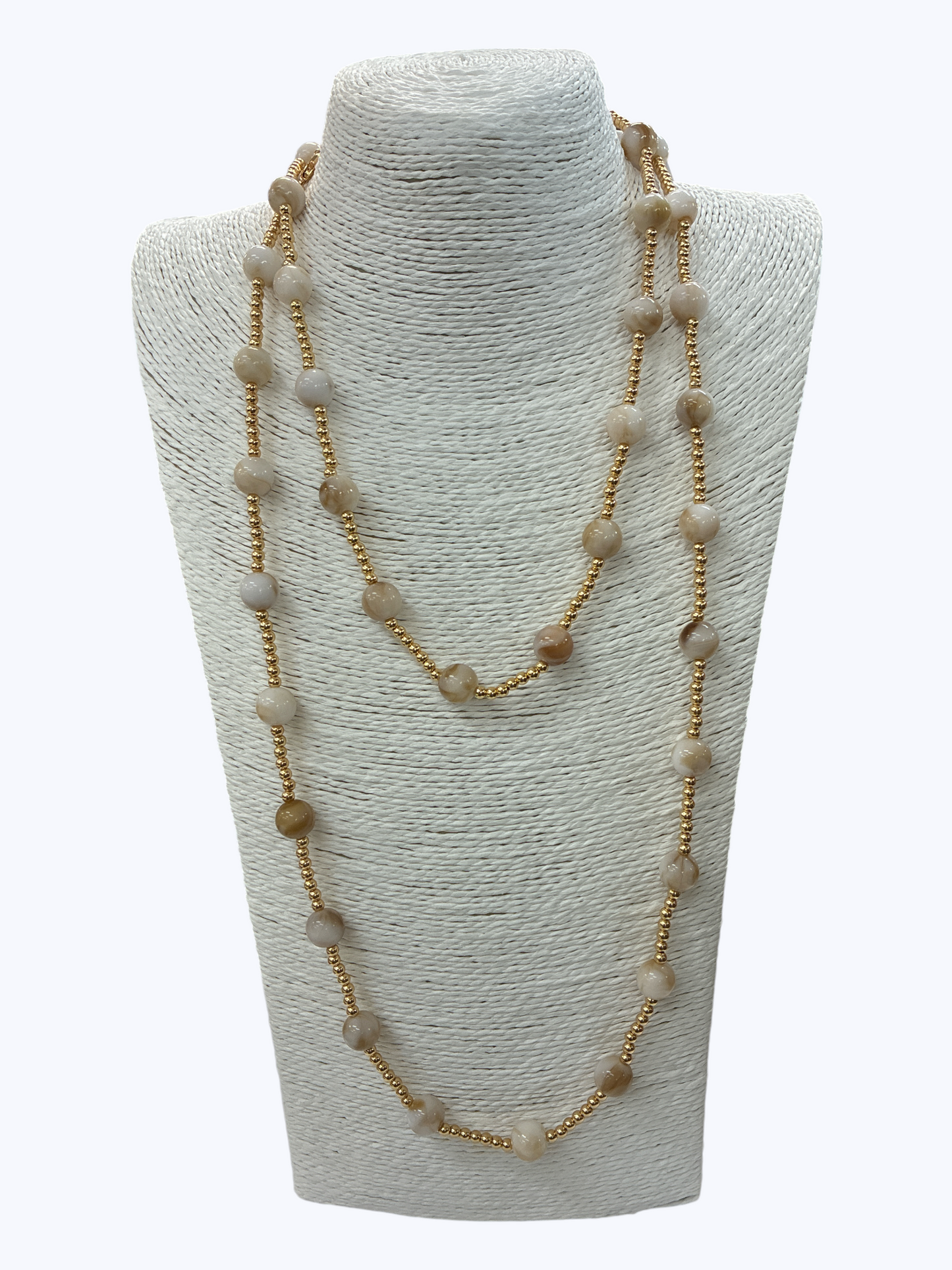 Acrylic Beads Long Necklace - N5292