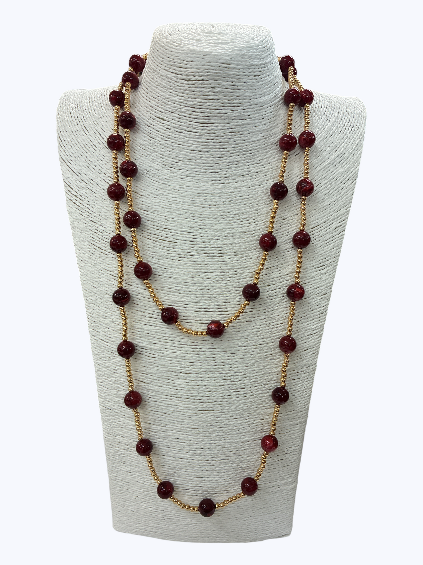 Acrylic Beads Long Necklace - N5292