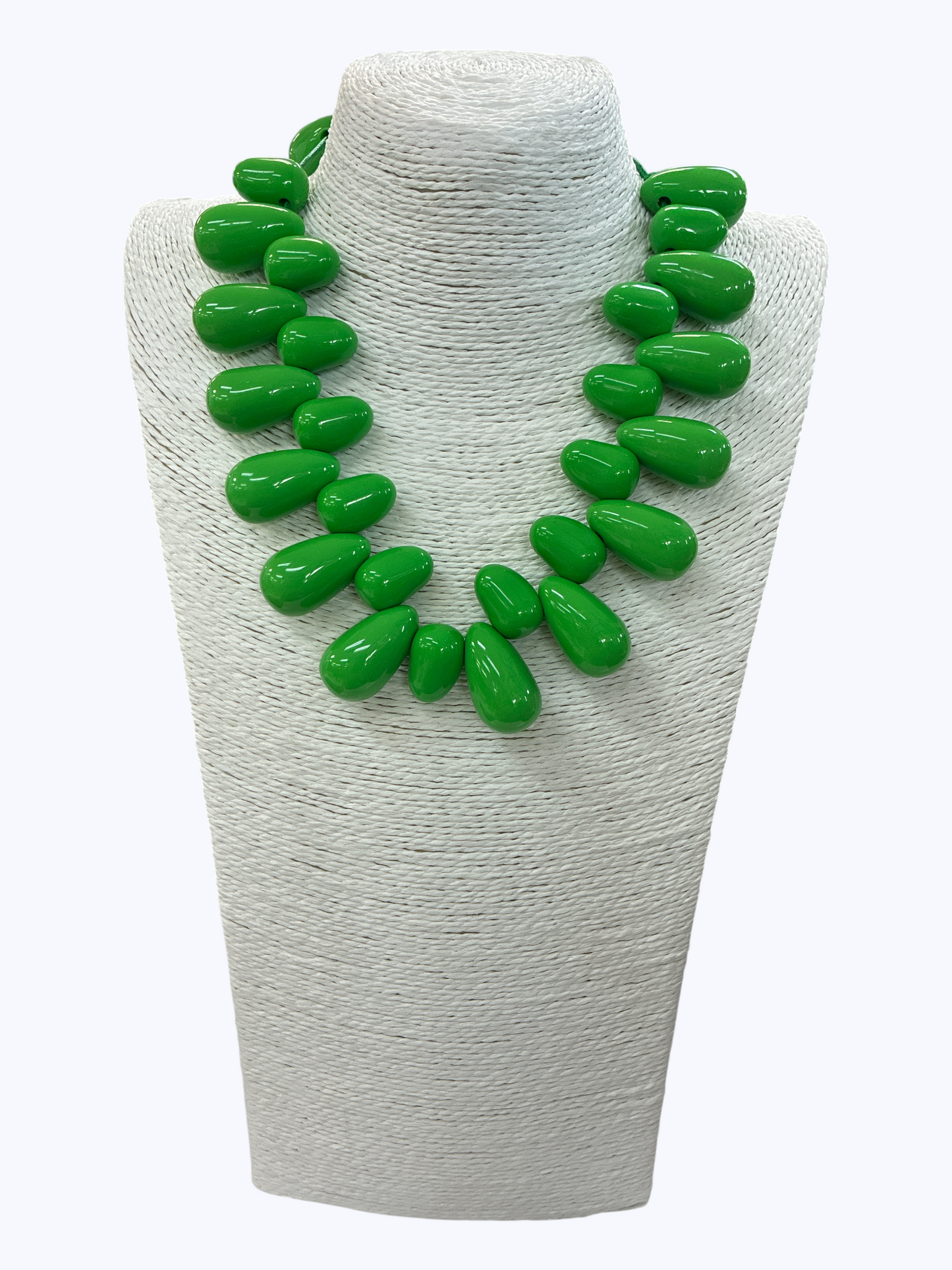 N5167 | Acrylic Teardrop Short Necklace | NK26140