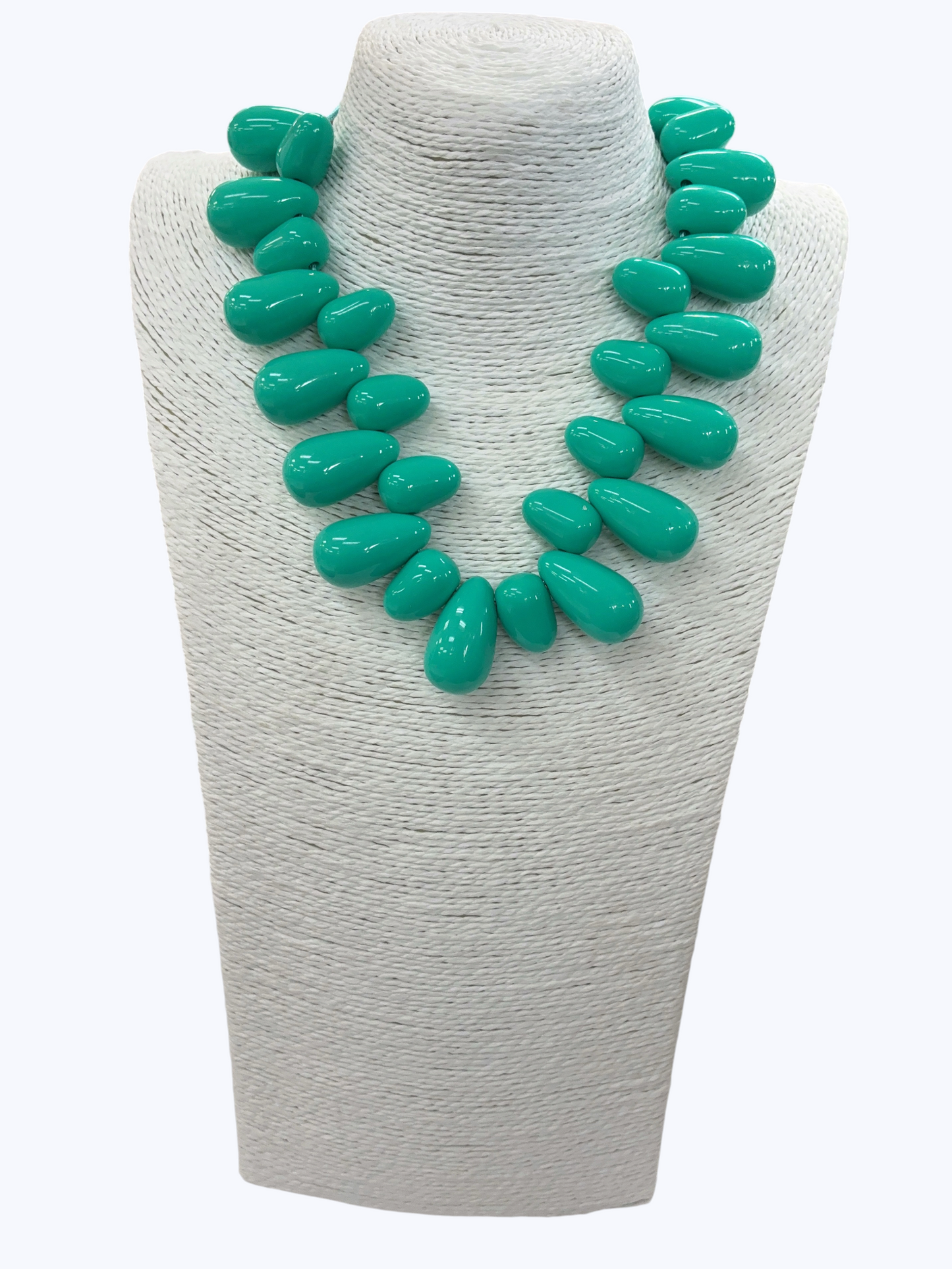 N5167 | Acrylic Teardrop Short Necklace | NK26140