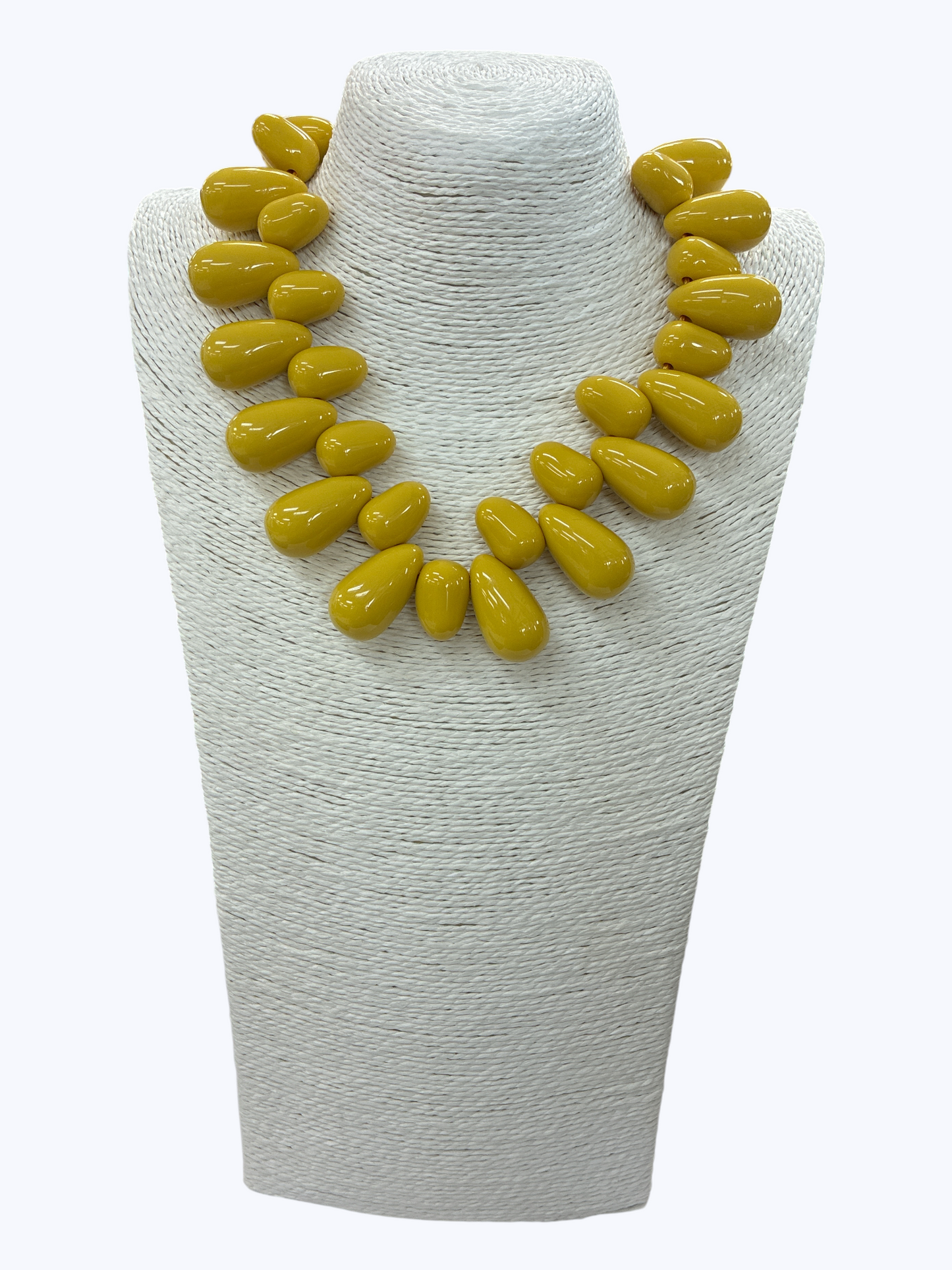 N5167 | Acrylic Teardrop Short Necklace | NK26140