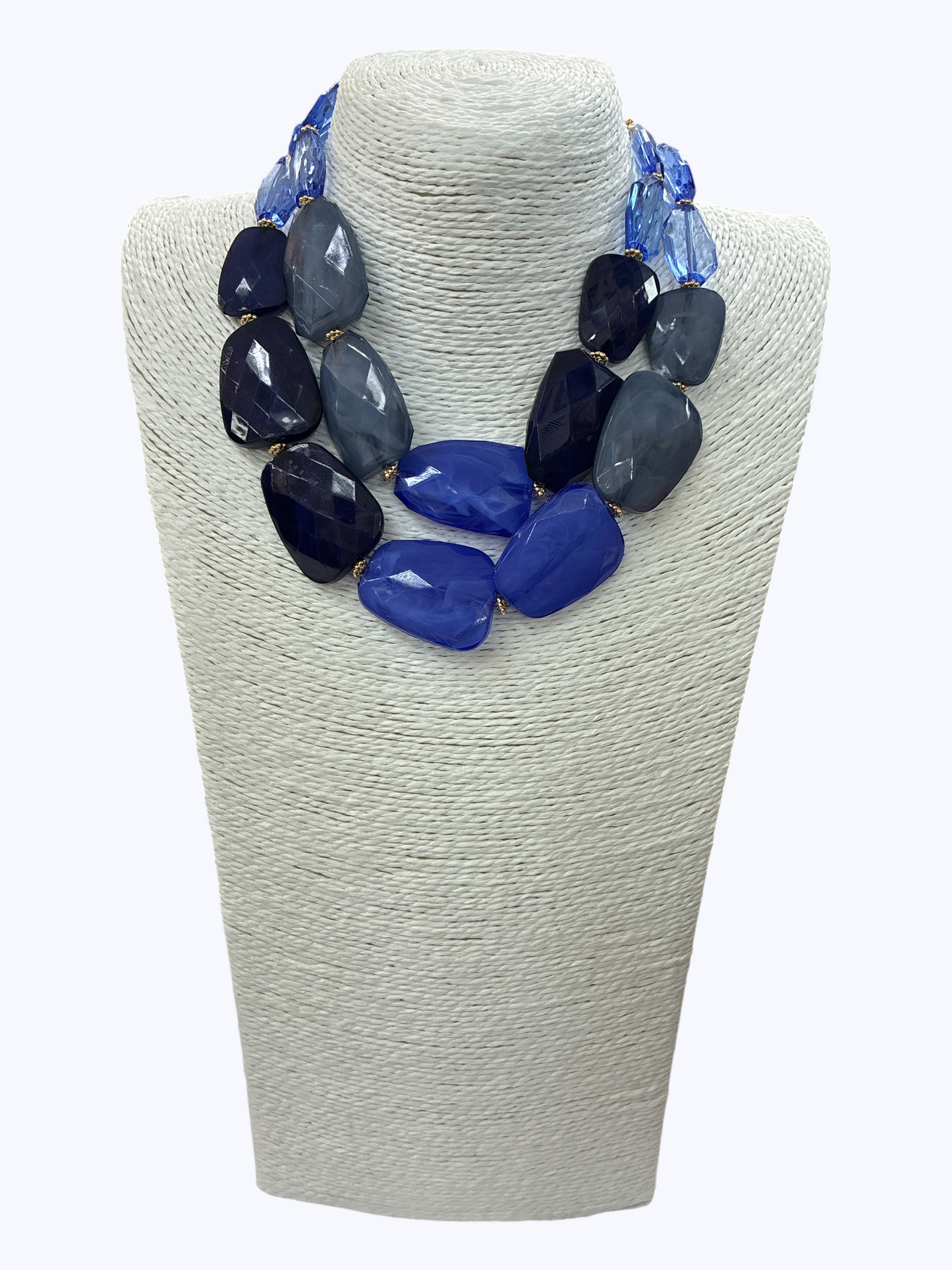 Acrylic Double Strand Short Necklace | N5110