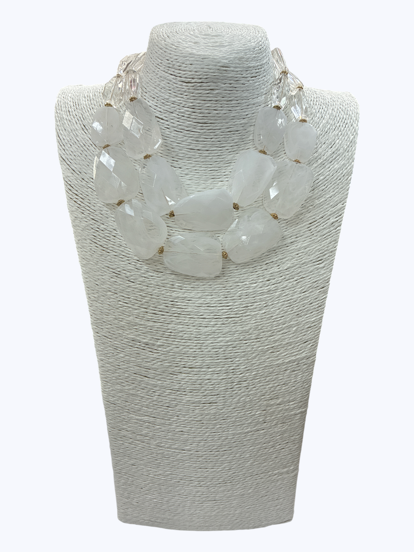 Acrylic Double Strand Short Necklace | N5110
