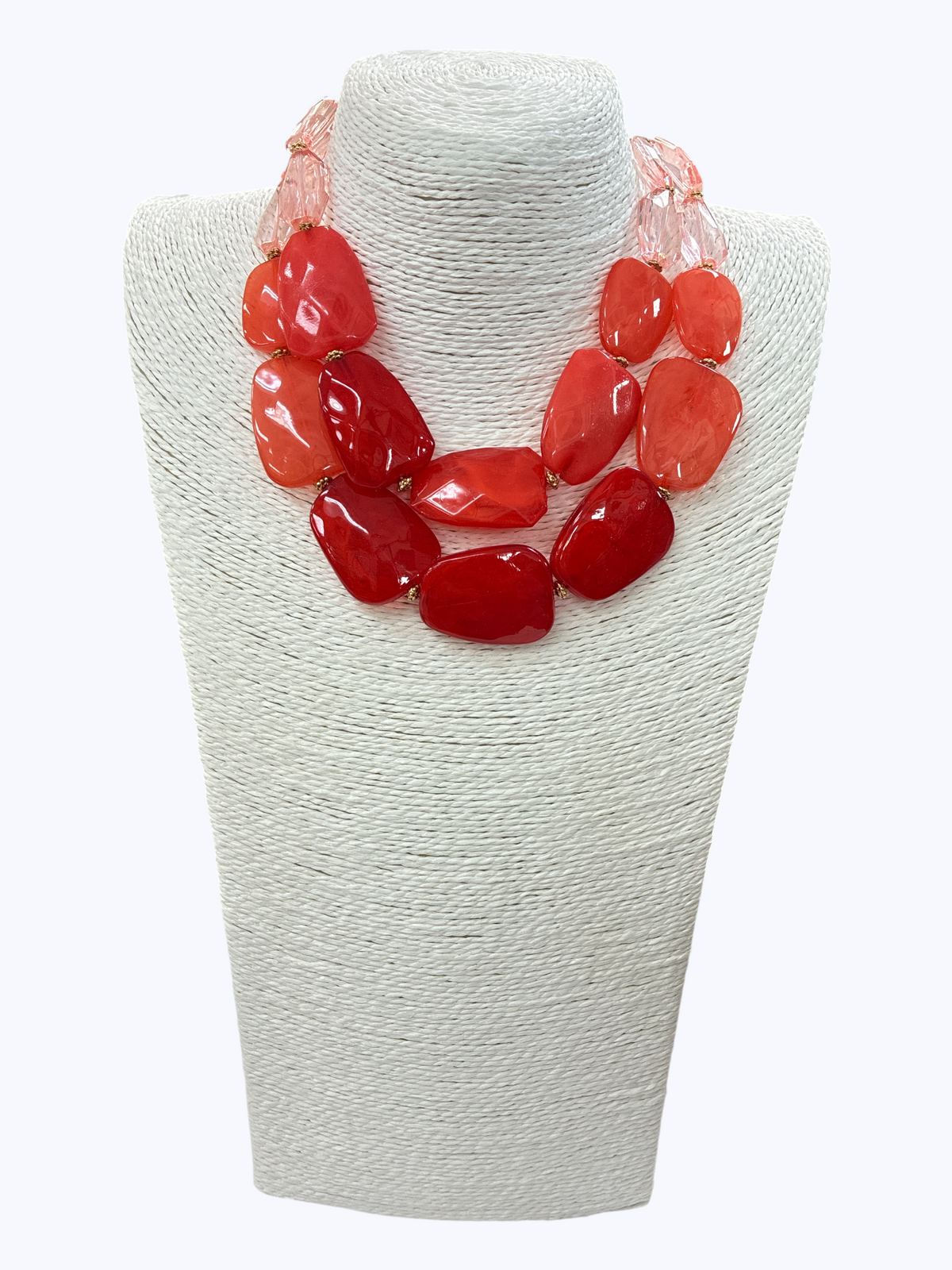 Acrylic Double Strand Short Necklace | N5110