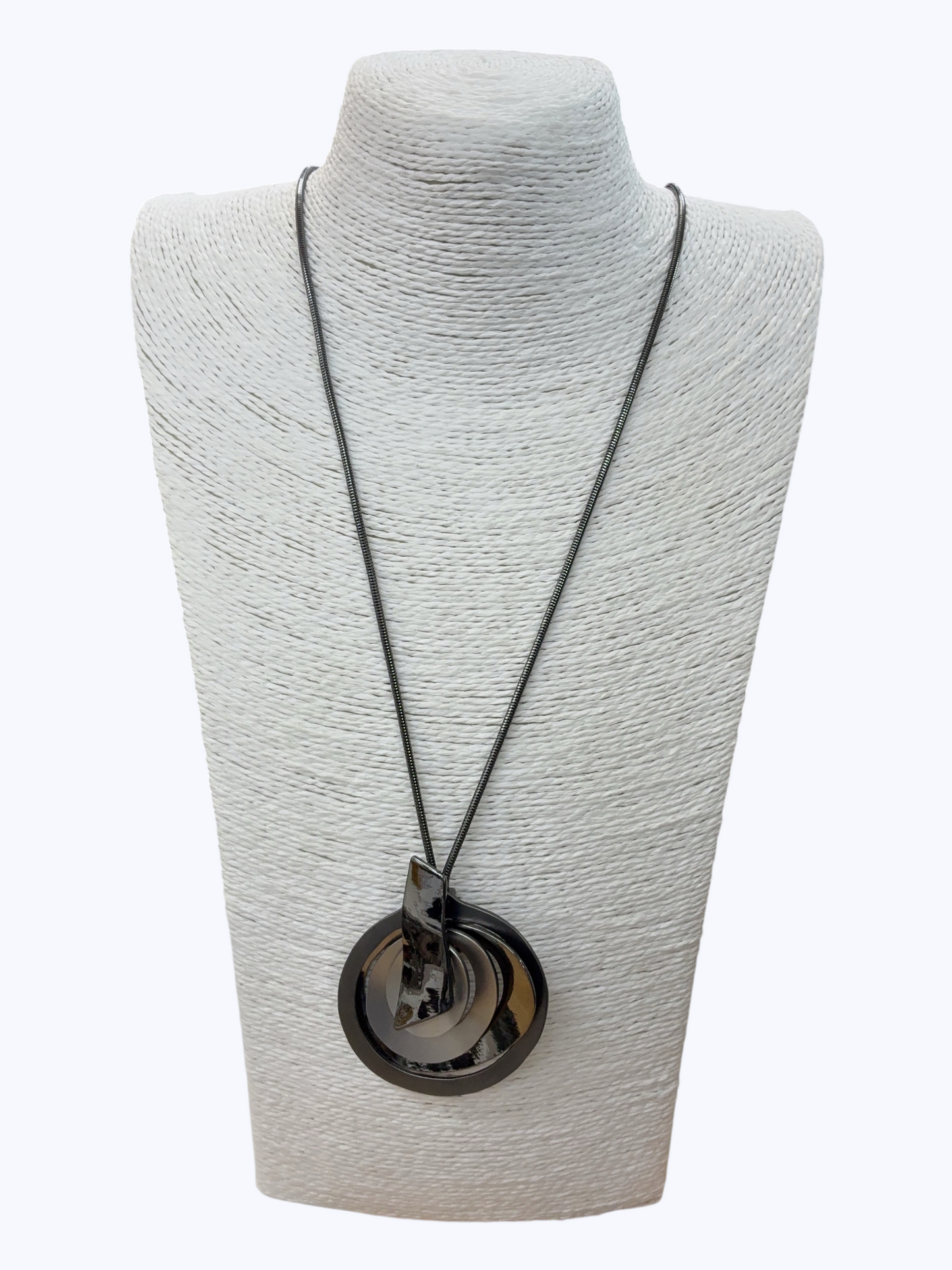 Layered Oval Necklace - N5299